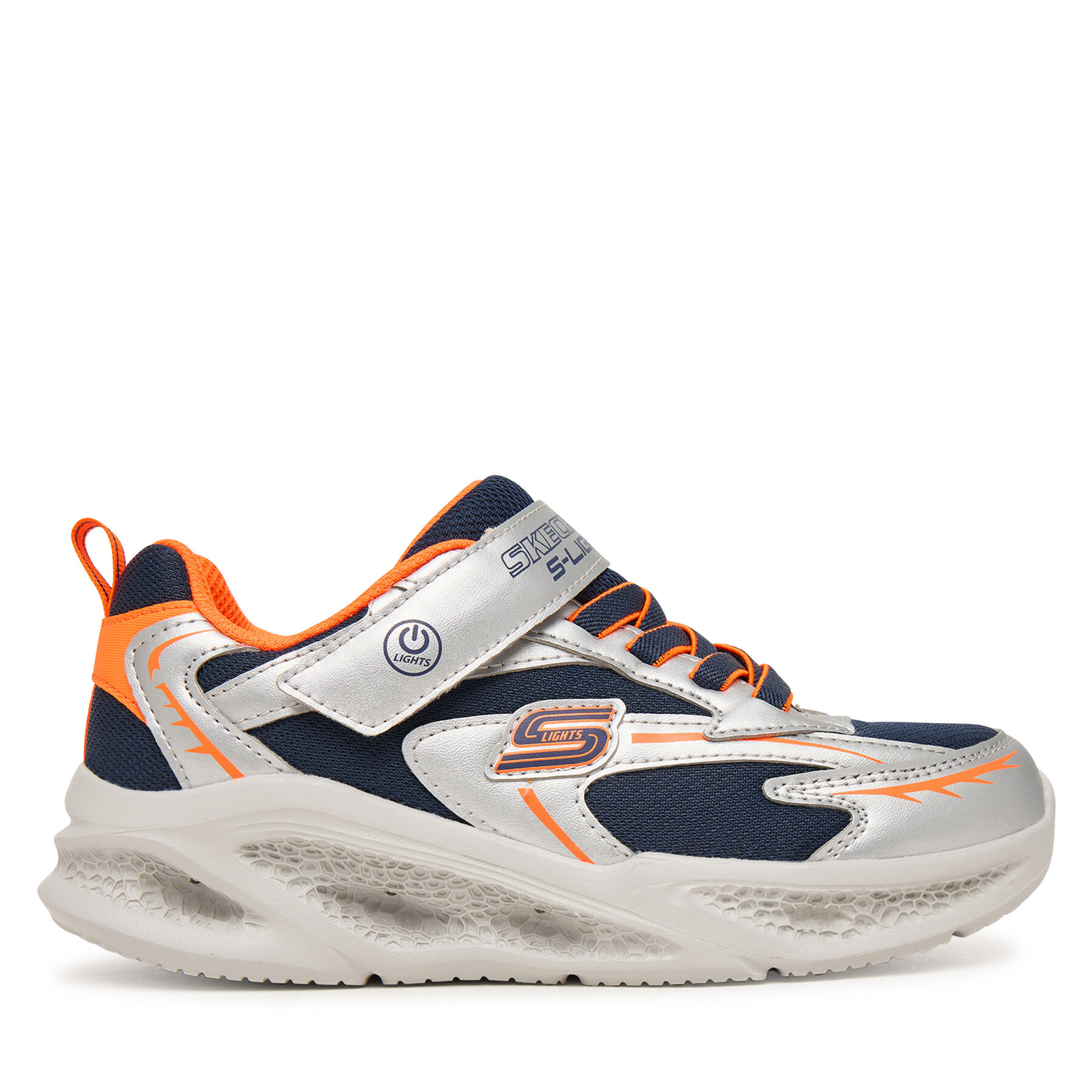 Tenisice Skechers Meteor-Lights - Glow-Strider 401497L/SLOR Srebrna
