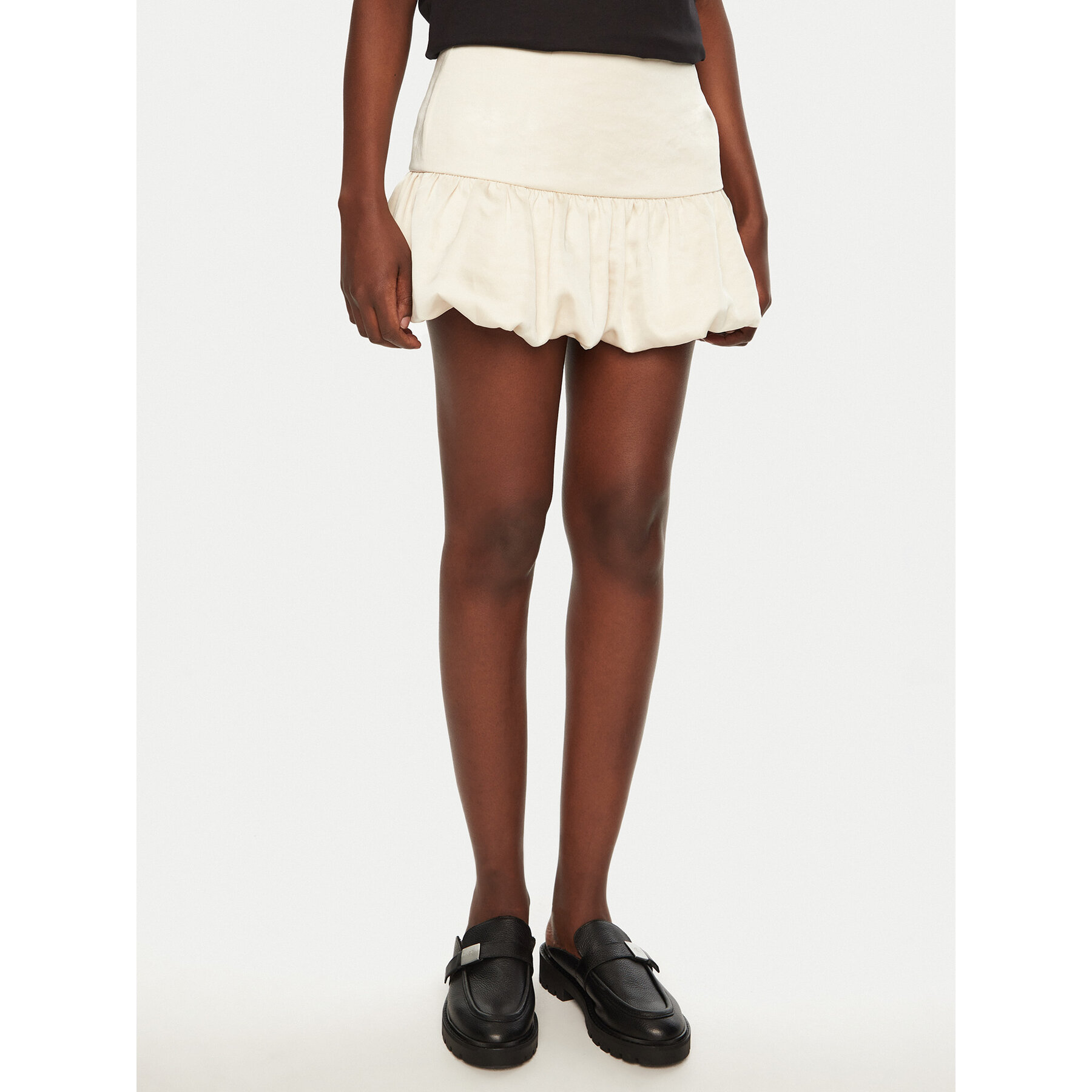 Herskind Minirock Laja 5459185 Écru Regular Fit