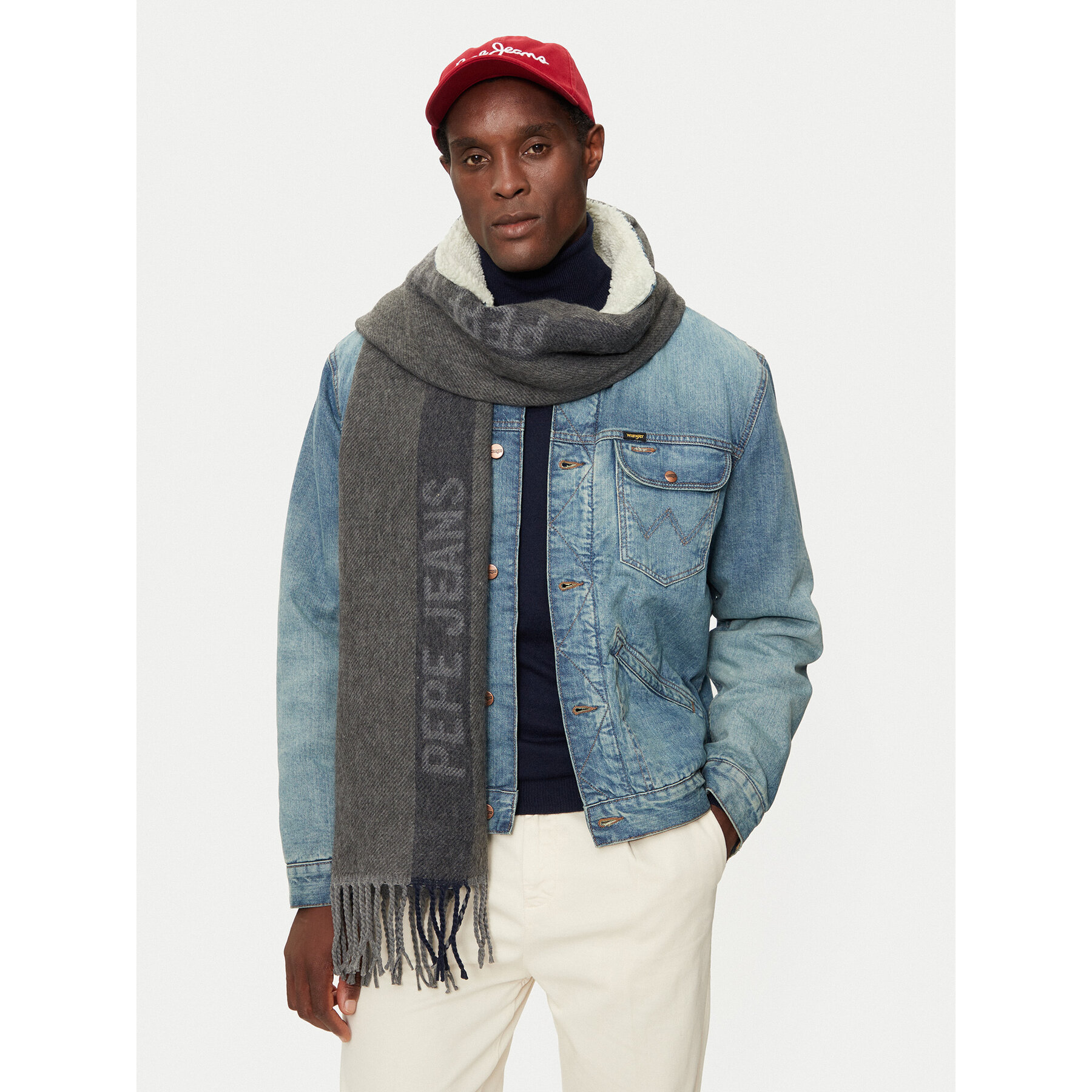 Pepe Jeans Κασκόλ Pepe Jeans PM110461 Γκρι
