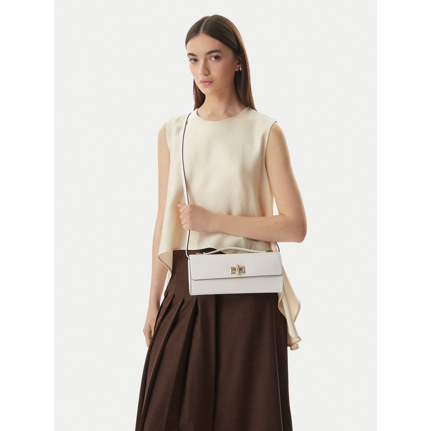 Geantă Furla Clara WE00841 AX0733 CN 01B00 Alb