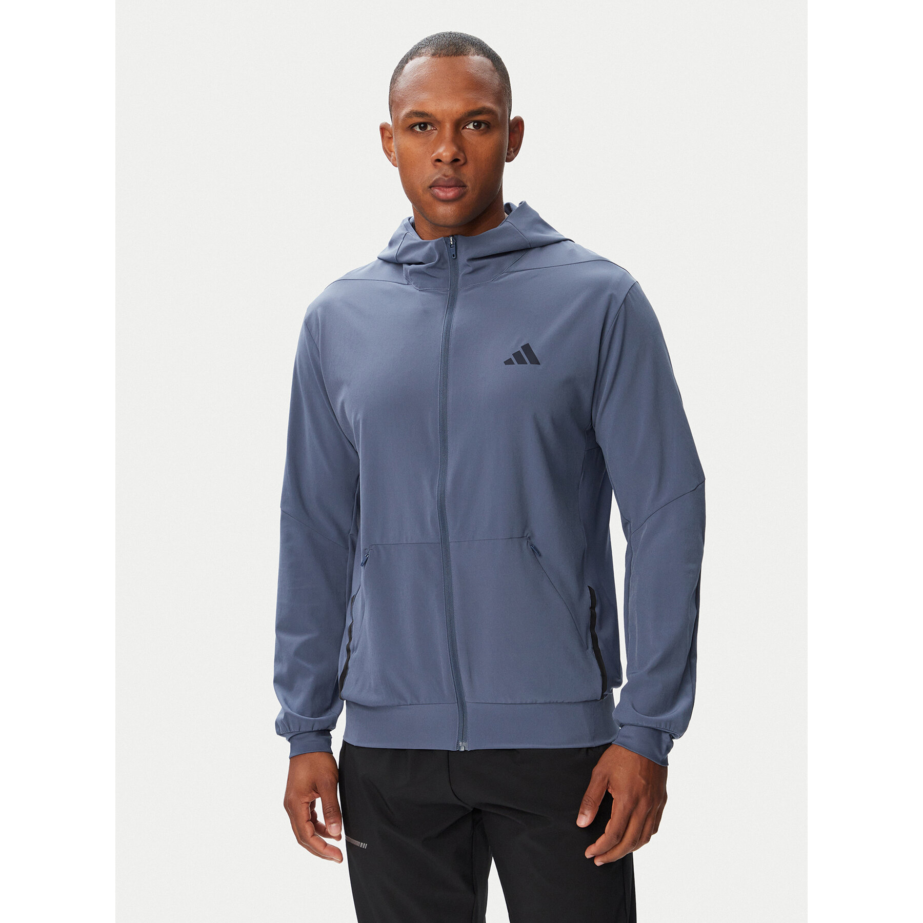 adidas Sweatshirt D4T Workout KS6394 Blau Regular Fit