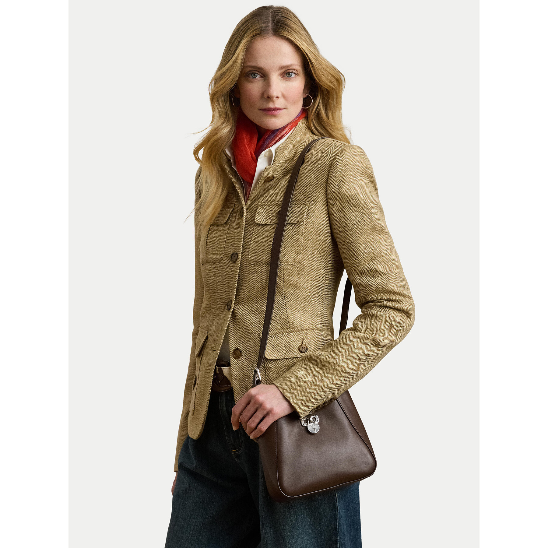 Torbica LAUREN RALPH LAUREN 431966750008 Smeđa