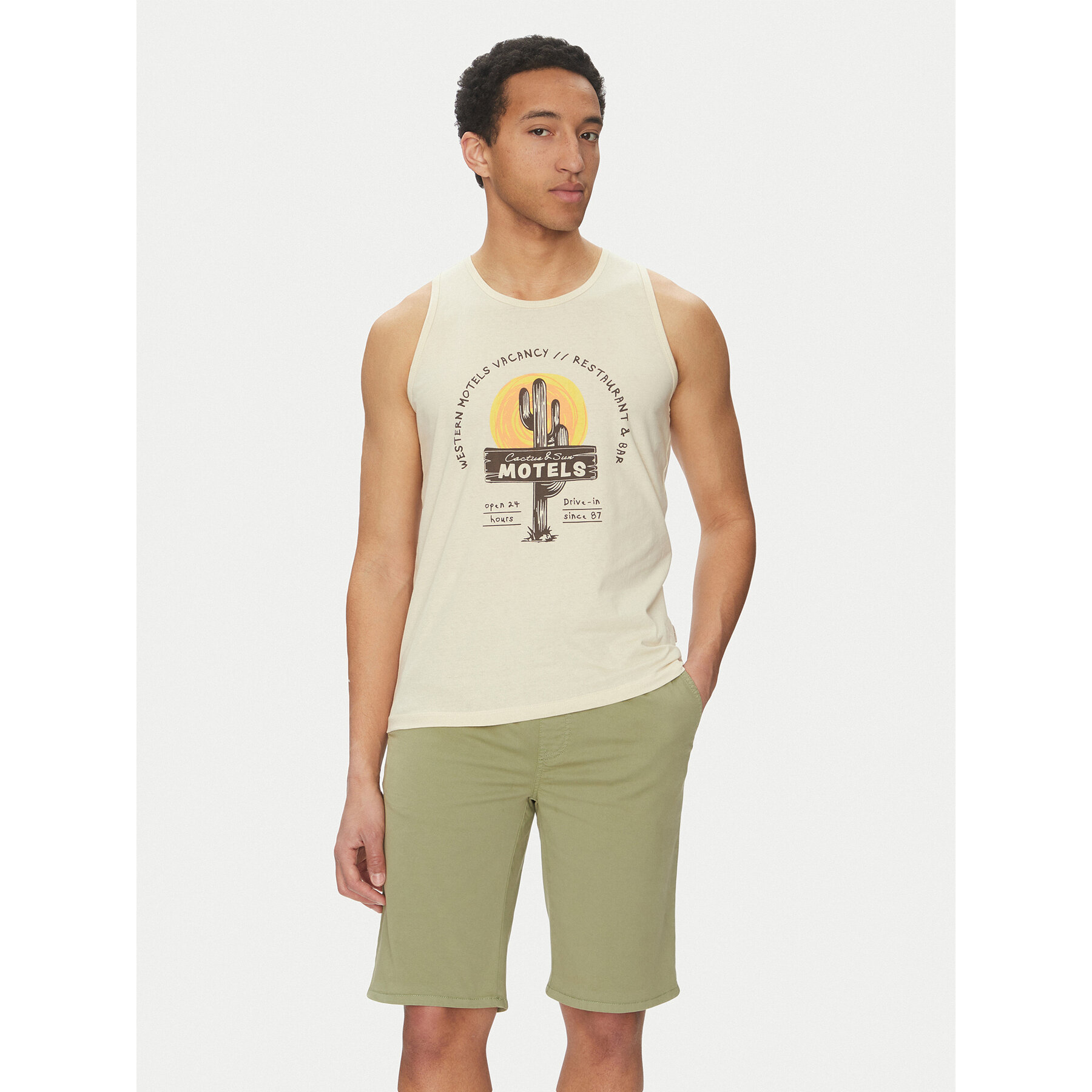 Blend Smanicato 20718290 Beige Regular Fit