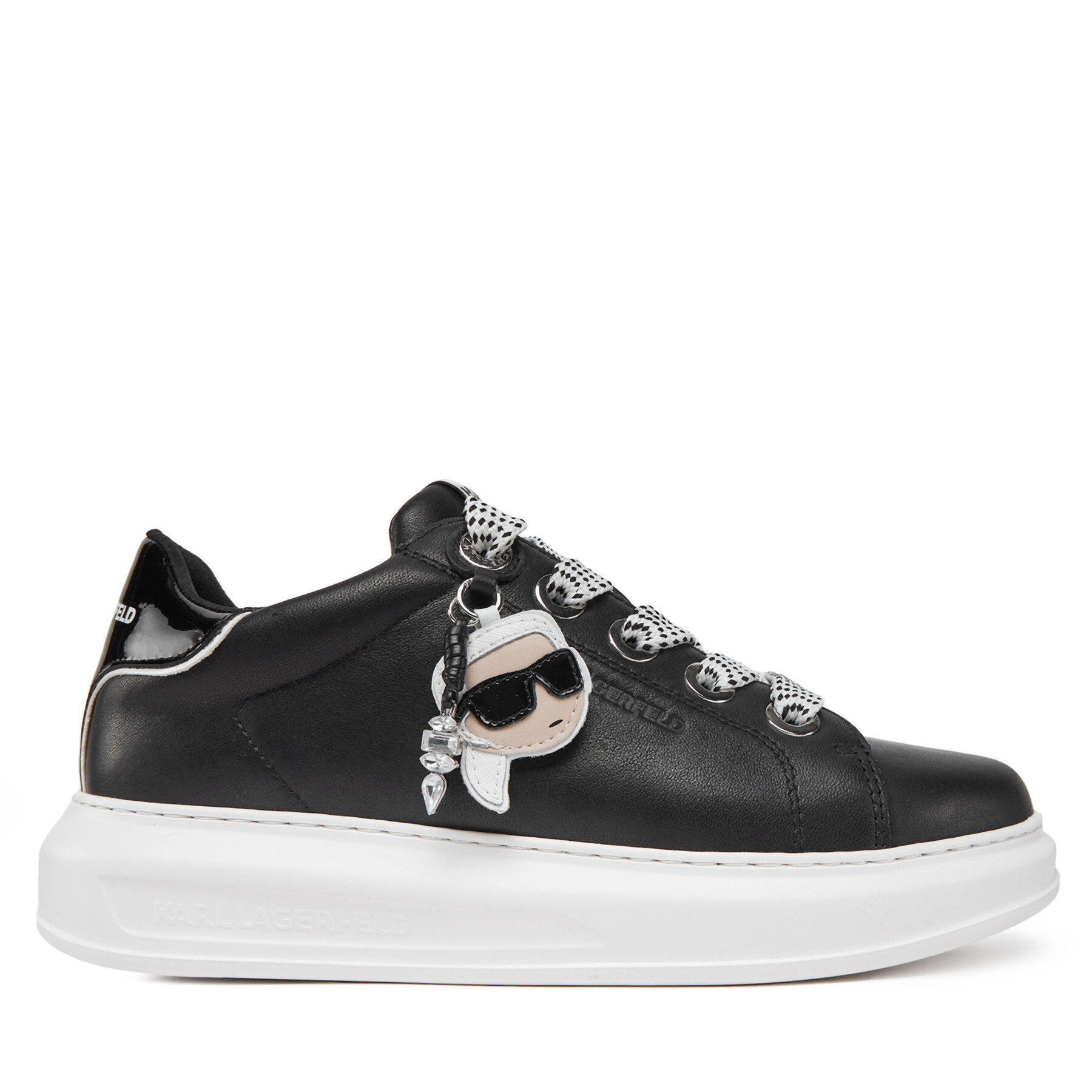 Sneakersy KARL LAGERFELD KL62576T Čierna