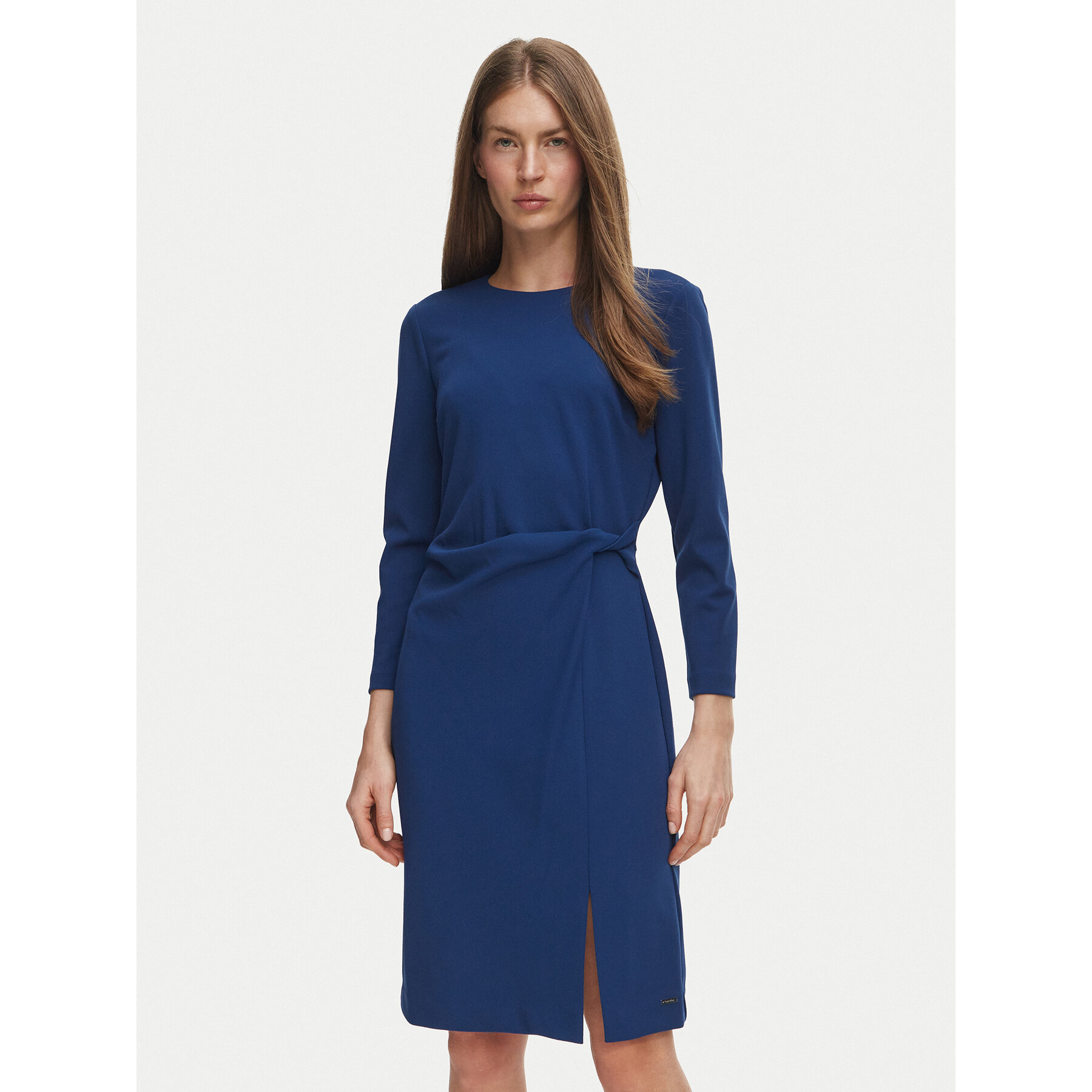 Calvin Klein Coctailkleid LV044H004G Dunkelblau Slim Fit