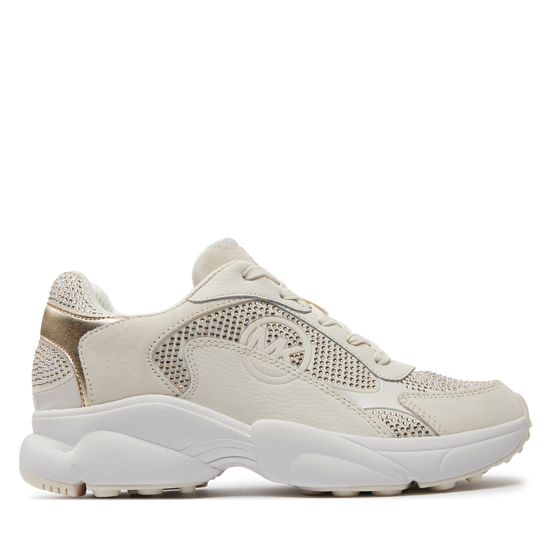 Sneakersy MICHAEL Michael Kors Sami 43S4SMFSDD Béžová