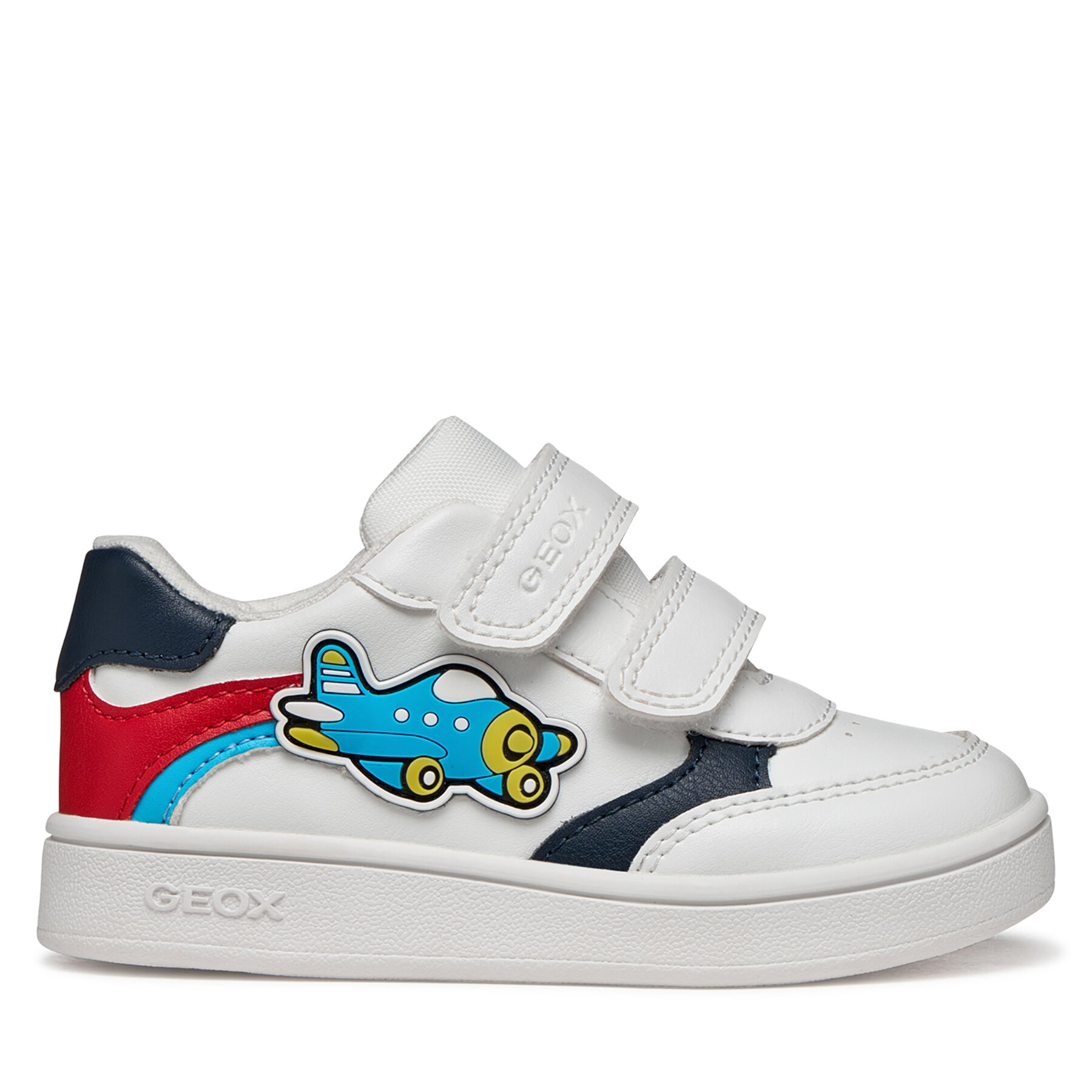 Sneakersy Geox B Eclyper Boy B655LC 000BC C0050 S Biela