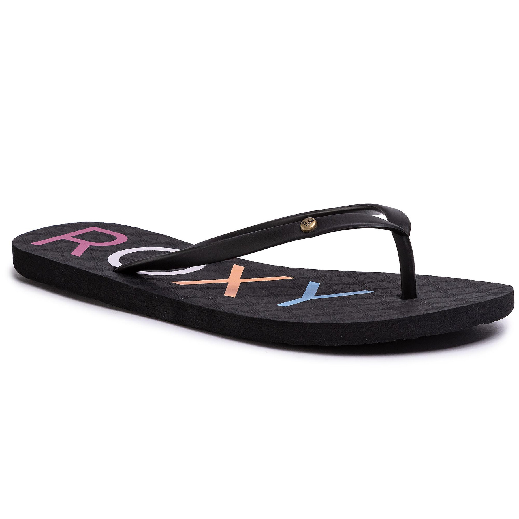 Damskie Japonki Roxy, Rozmiar 41 Czarny ARJL100876