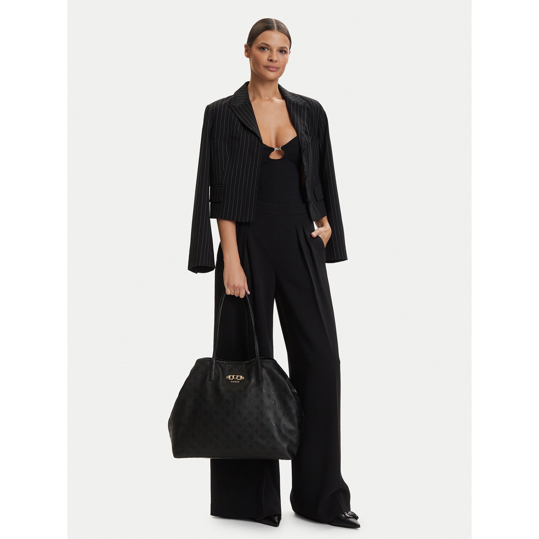 Τσάντα Guess Victtoria HWPD95 14290 Μαύρο