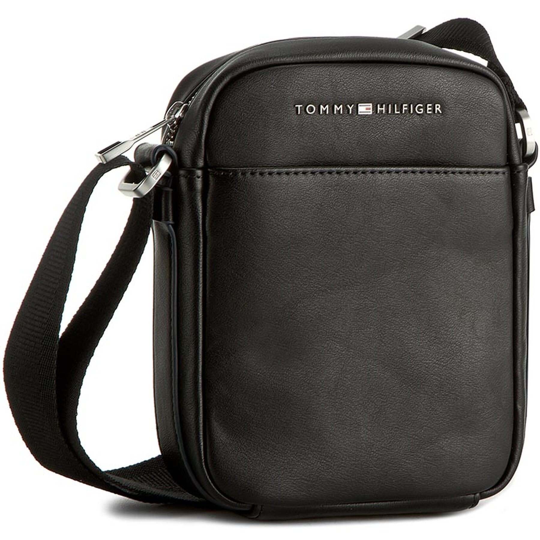 Torbica za okrog pasu Tommy Hilfiger Th City Mini Reporter AM0AM01941 Črna