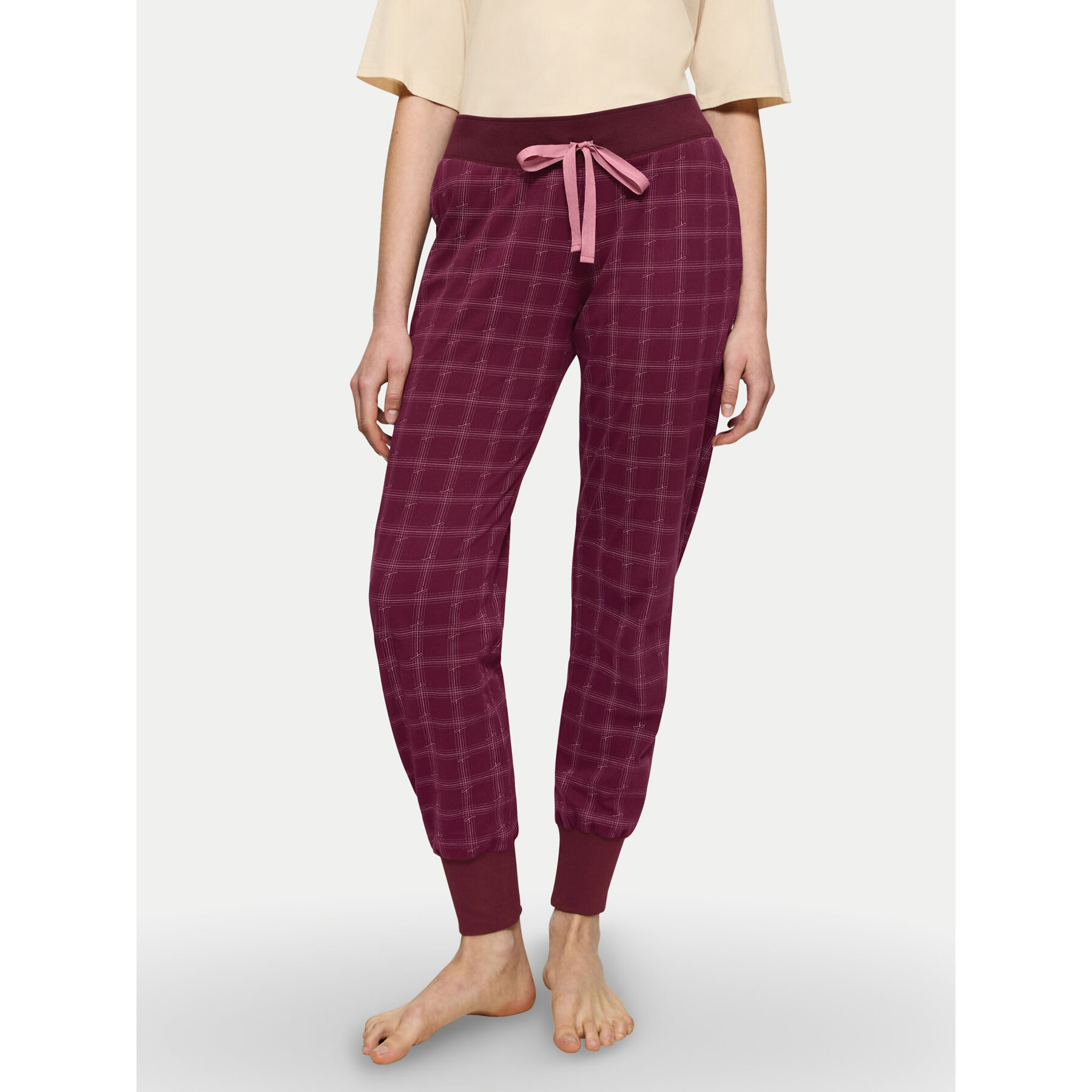 Triumph Παντελόνι πιτζάμας 10216544 Μωβ Regular Fit