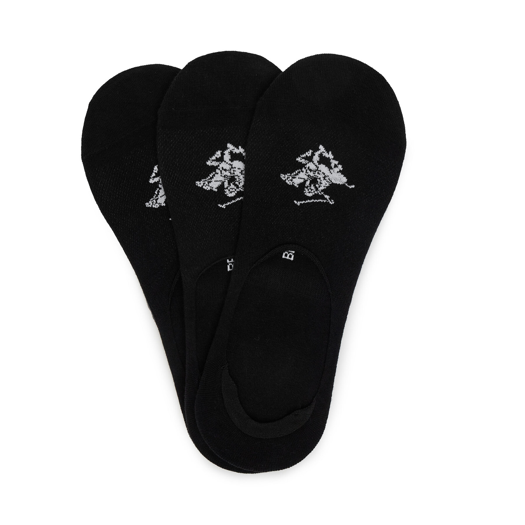 Stopalice Beverly Hills Polo Club AS_BHPC_008_S_SS2025_(3pack) Crna