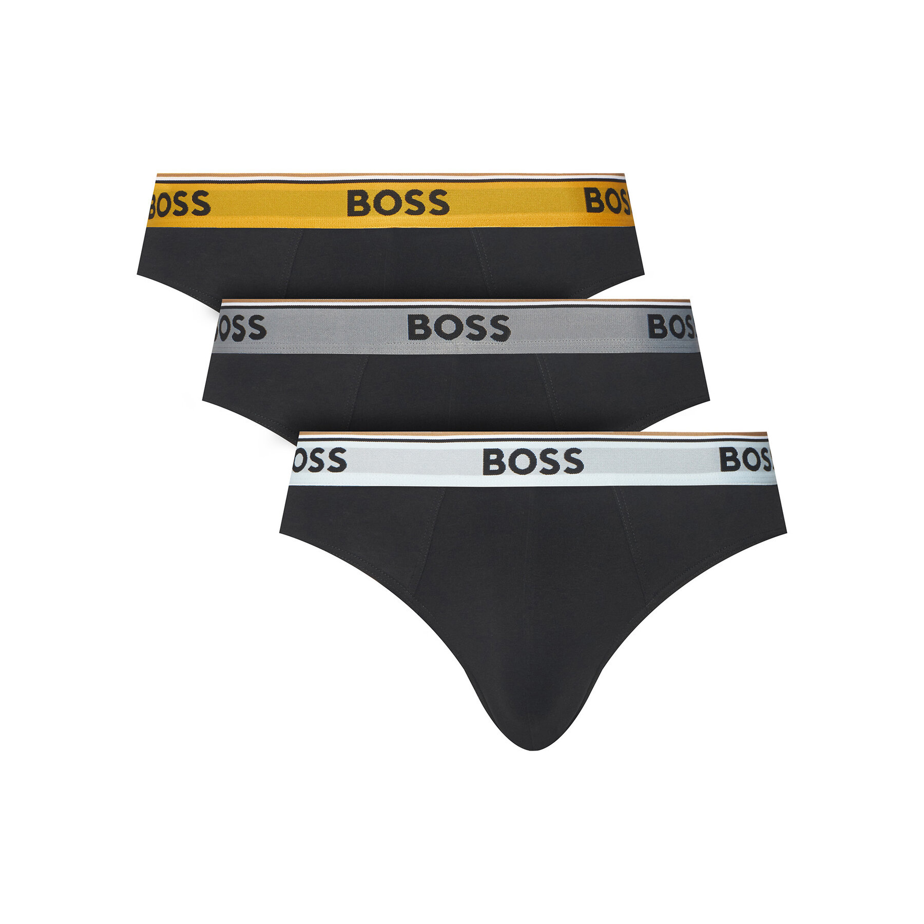 BOSS Slips-Set Brief 3P Power 50554683 Schwarz