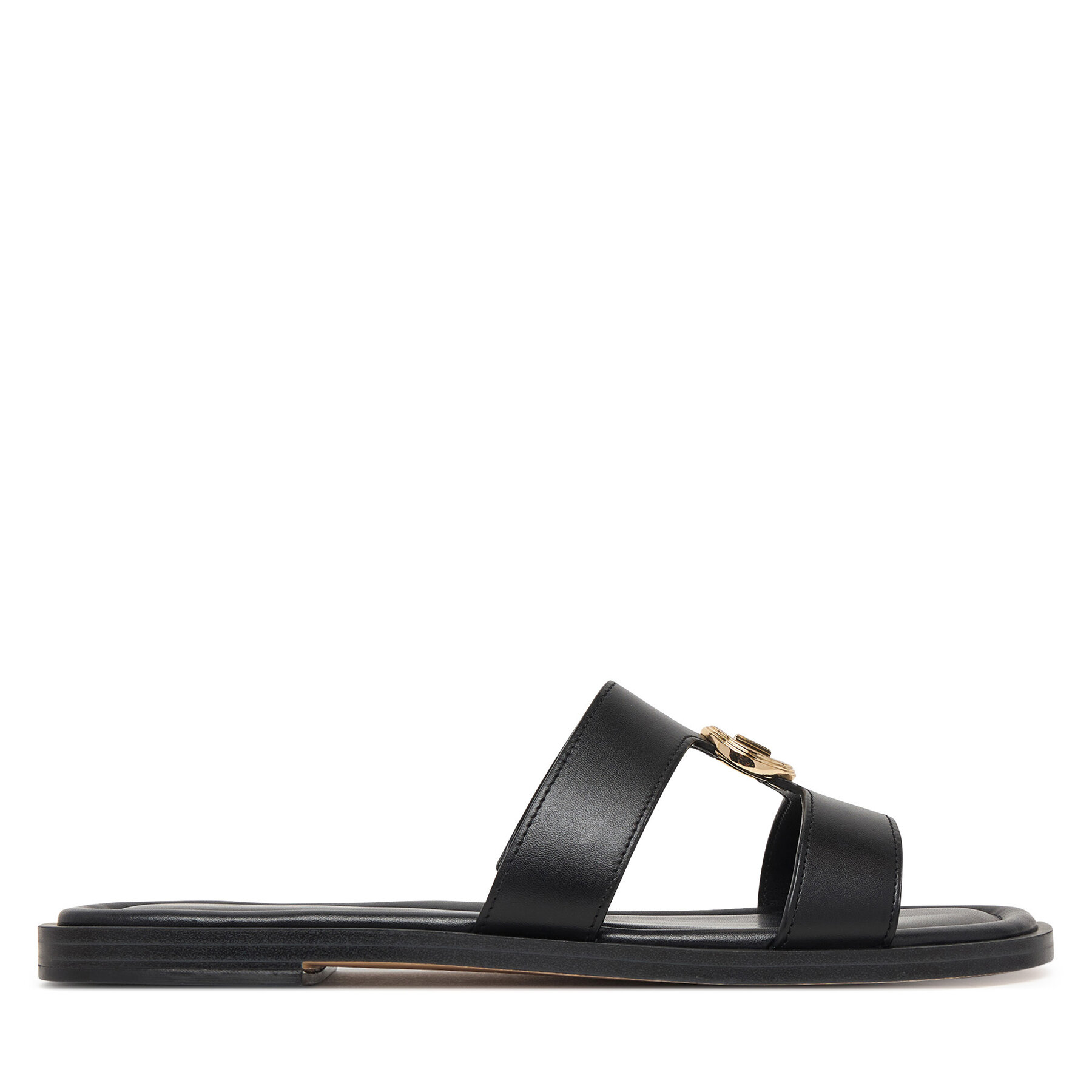 Παντόφλες MICHAEL Michael Kors Ering Flat 40S6ERFS2L Μαύρο