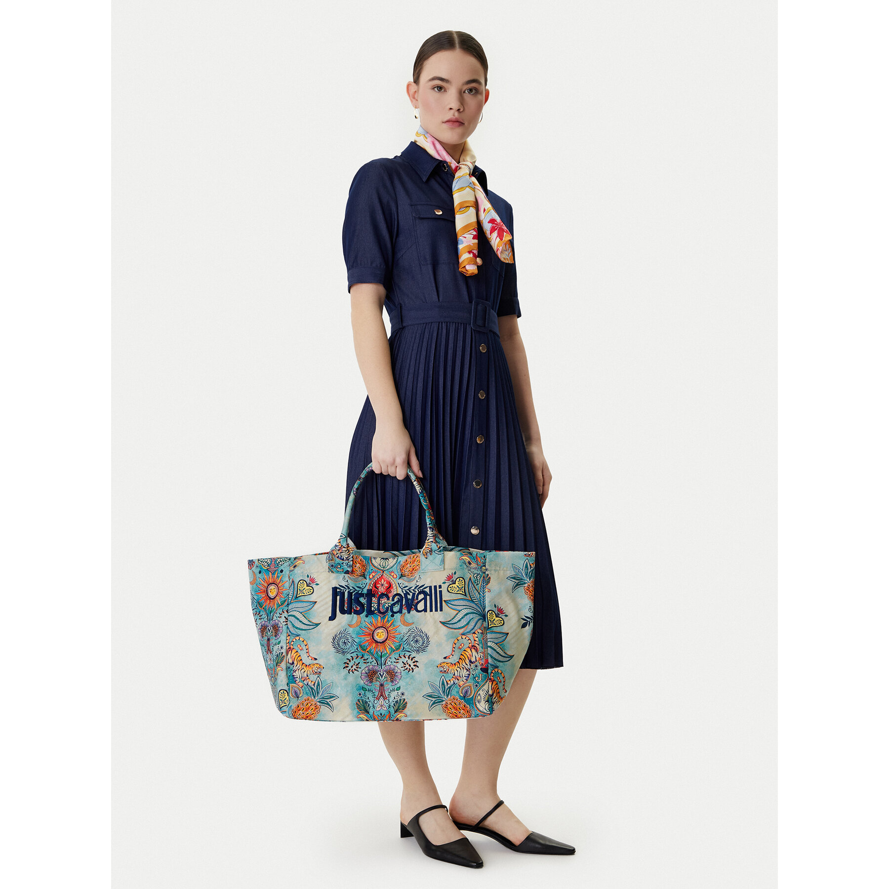 Geantă Just Cavalli 80RA4BS1 ZG426 Colorat