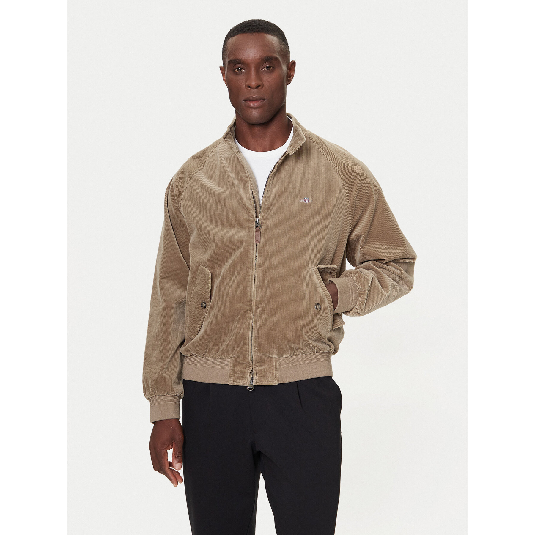 Gant Bomberjacke Corduroy 7006547 Braun Regular Fit