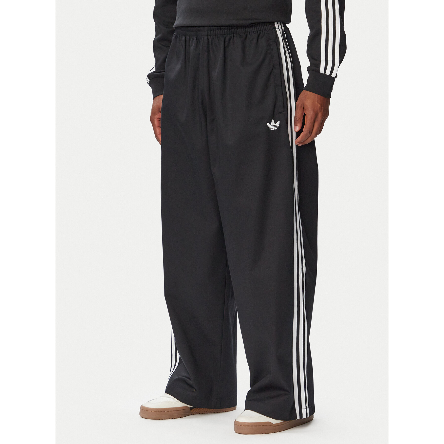 adidas Jogginghose Adicolor SST Cotton Twill KR1387 Schwarz Relaxed Fit