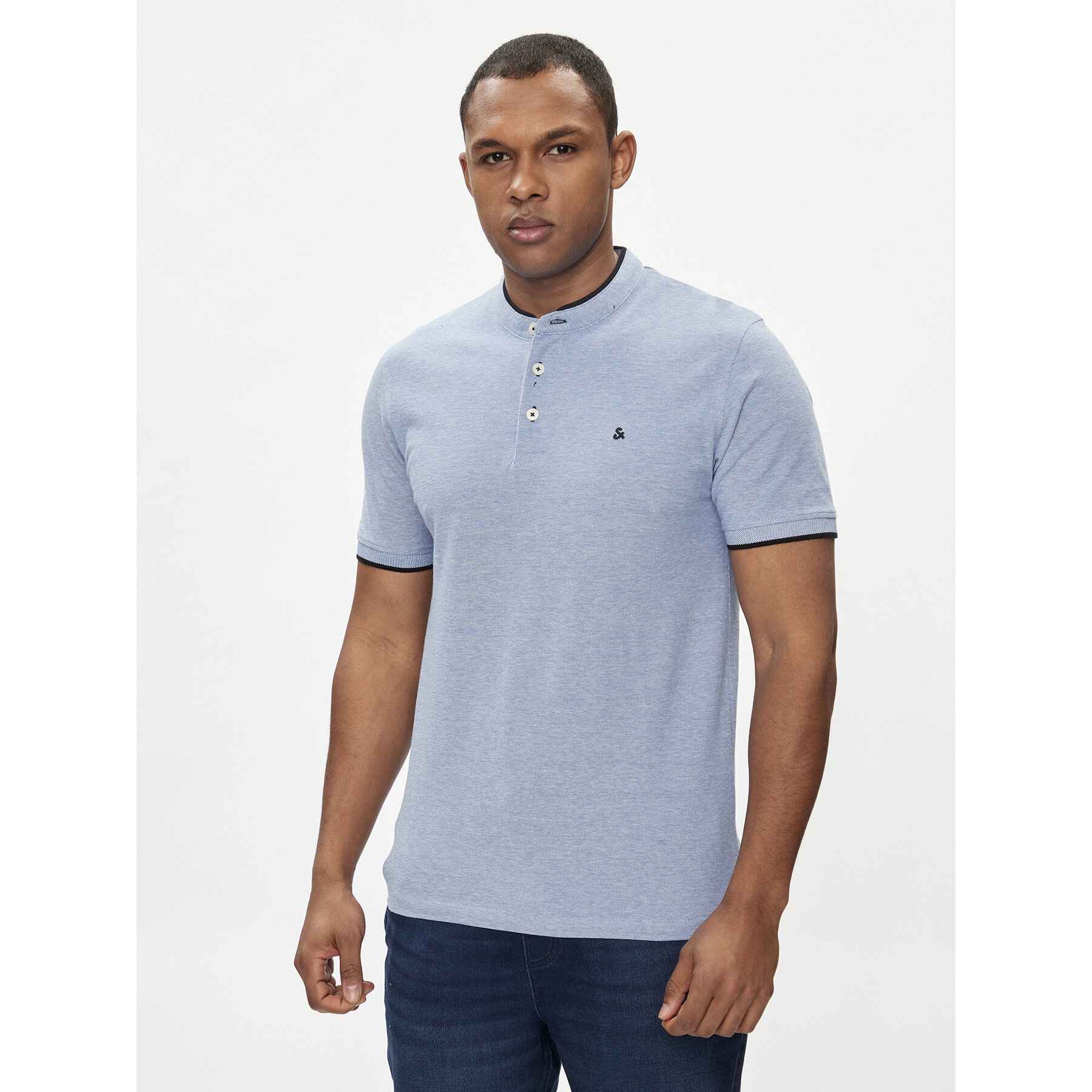 Jack & Jones Poloshirt Paulos 12199711 Blau Slim Fit