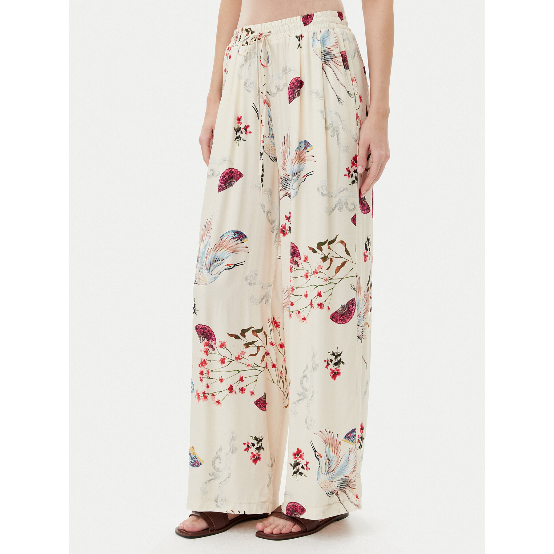 ViCOLO Stoffhose TD0814 Beige Relaxed Fit