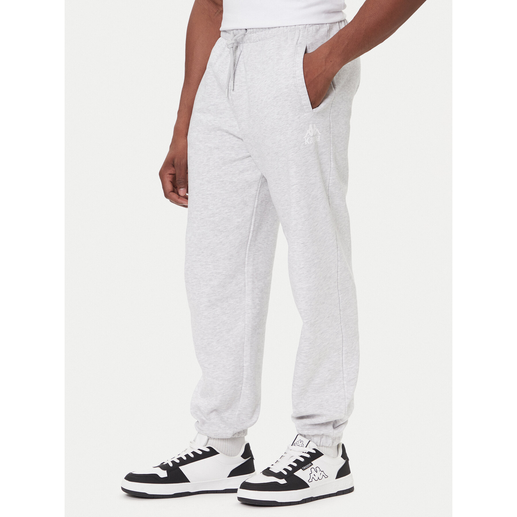 Kappa Jogginghose Authentic 321N5FW Grau Regular Fit