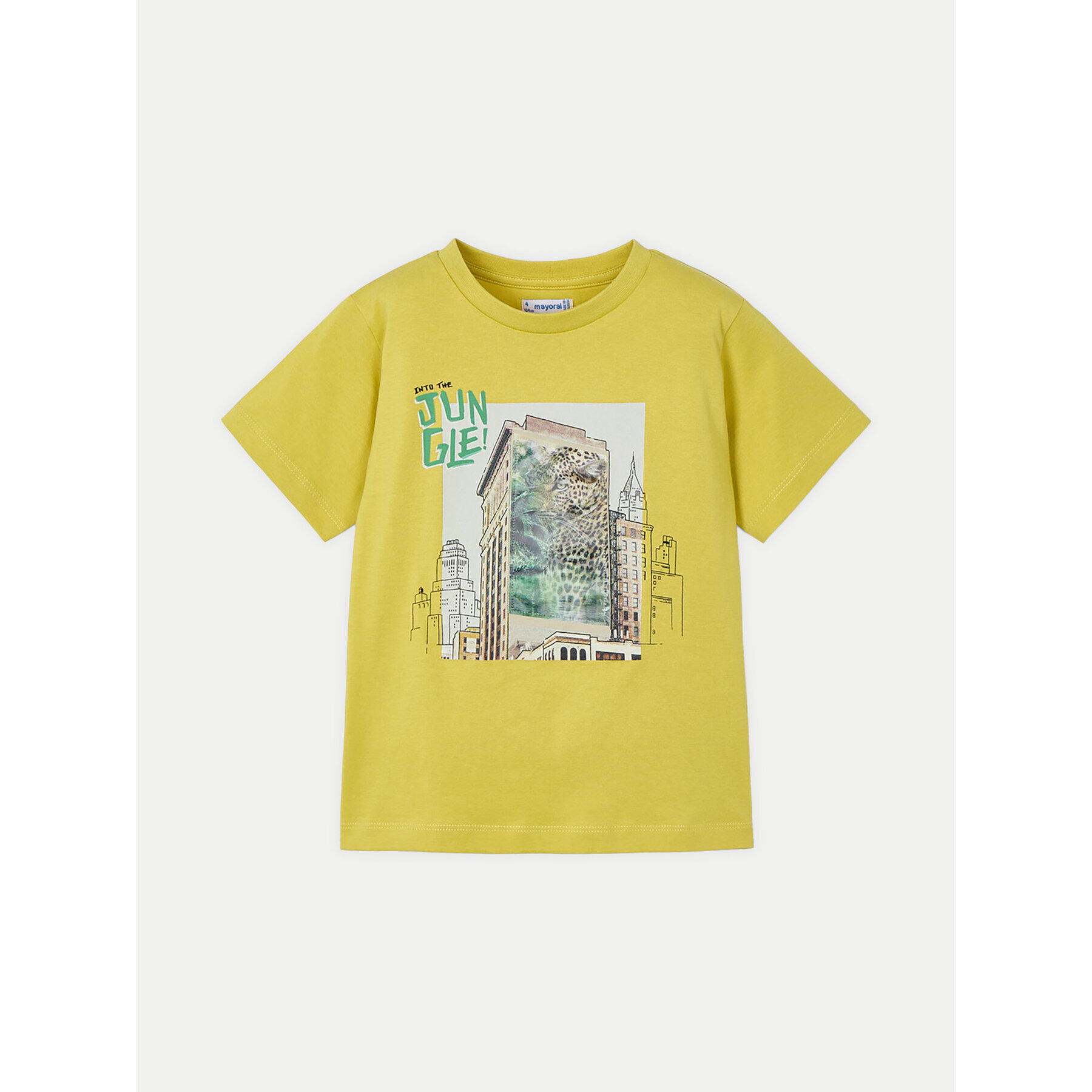Mayoral T-Shirt 3043 Κίτρινο Regular Fit