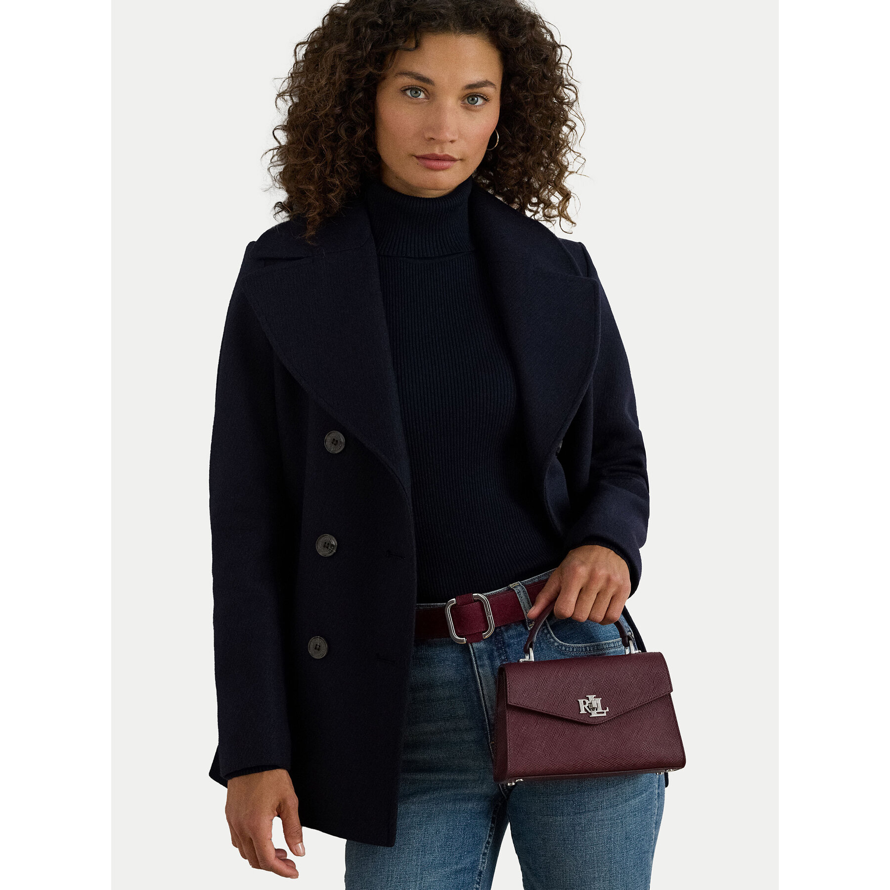 Дамска чанта LAUREN RALPH LAUREN 431966765010 Бордо