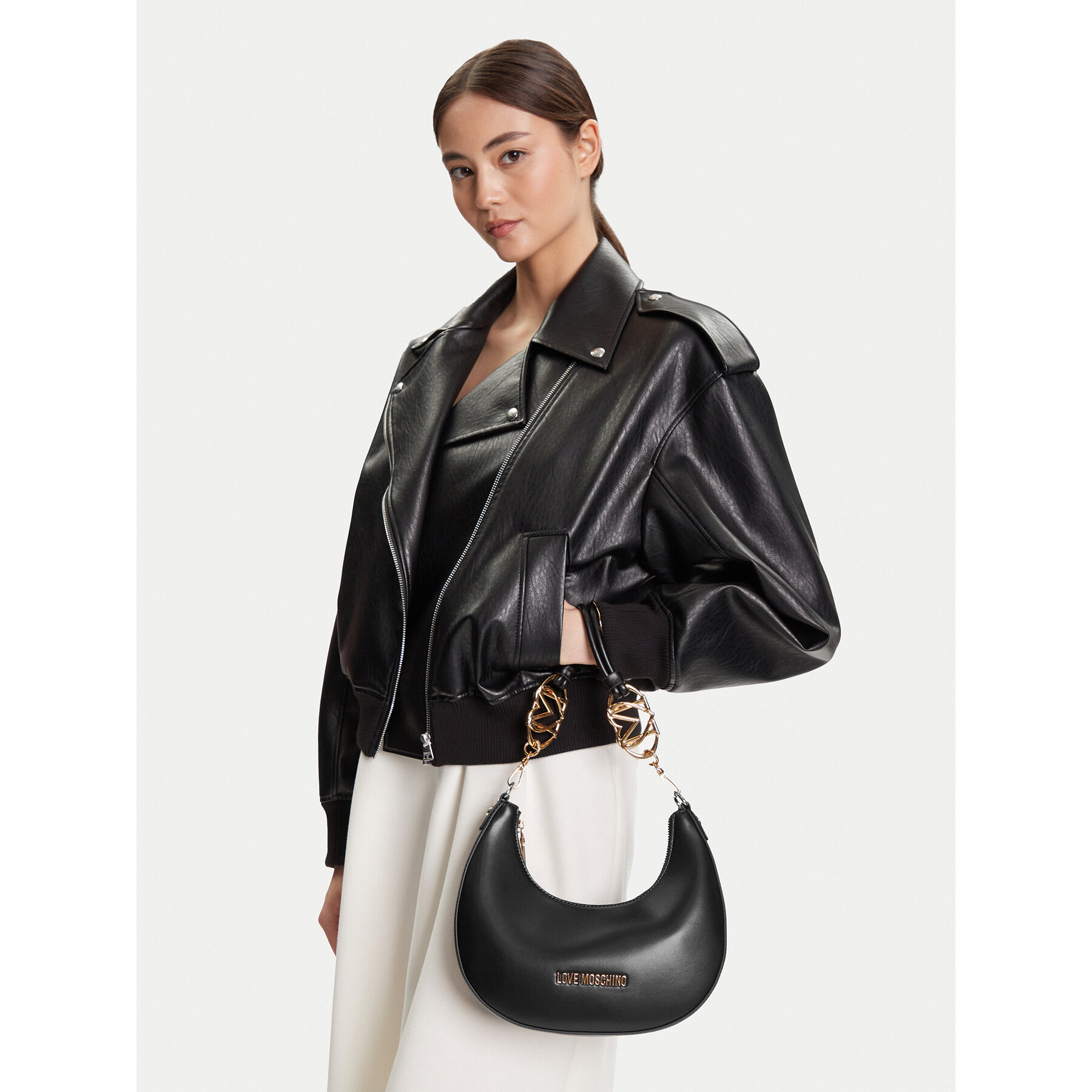 Táska LOVE MOSCHINO JC4048PP1NLF0000 Fekete