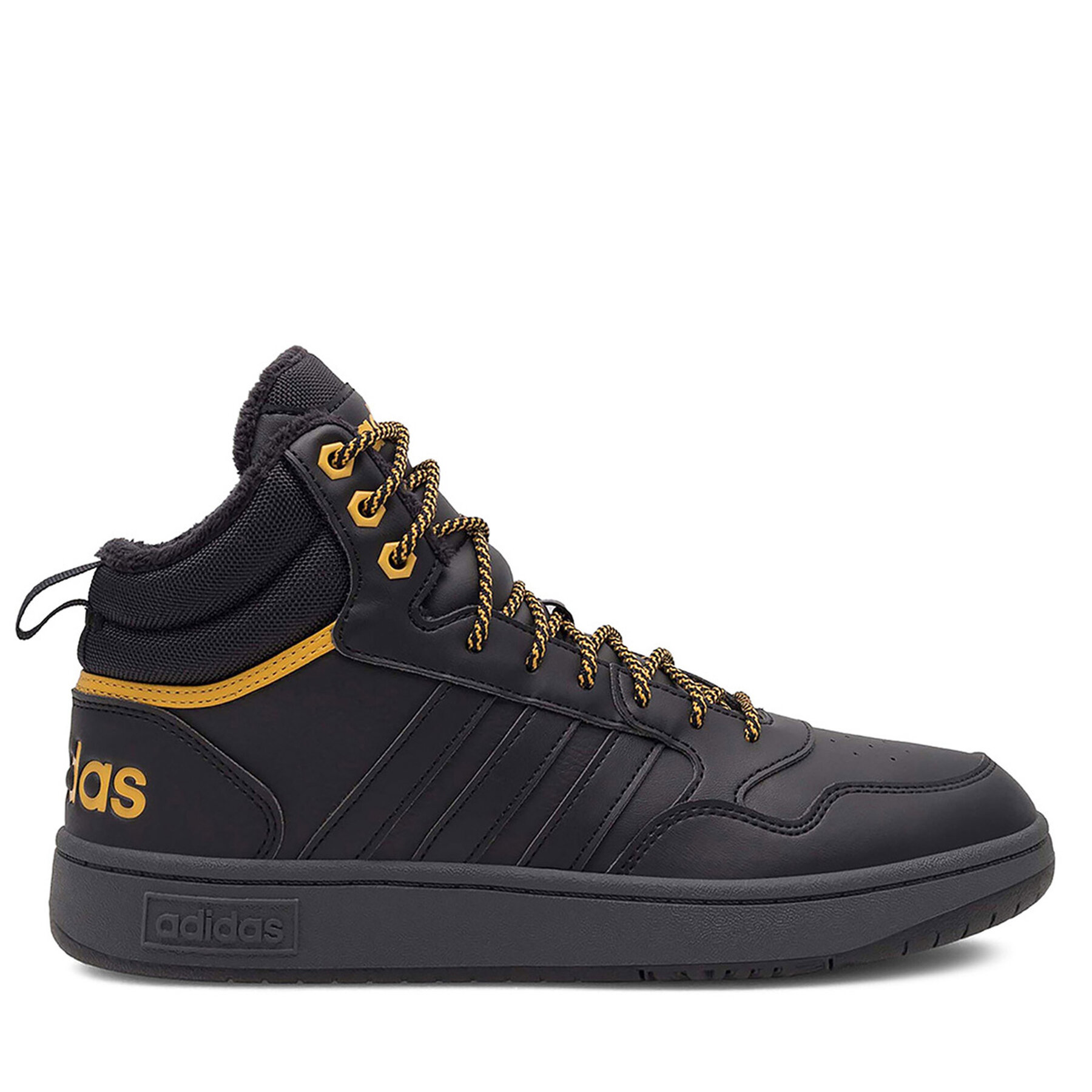 adidas Férfi Sportcipő, Méret: 44, Fekete, HOOPS 3.0 MID WINTER IG7928