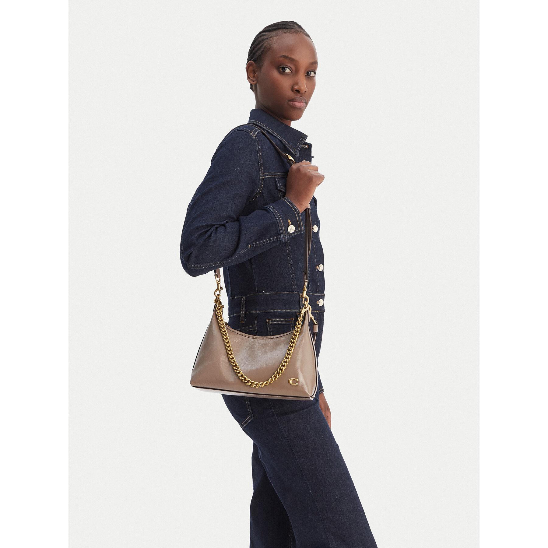 Táska Coach Juliet CAD75 Szürke