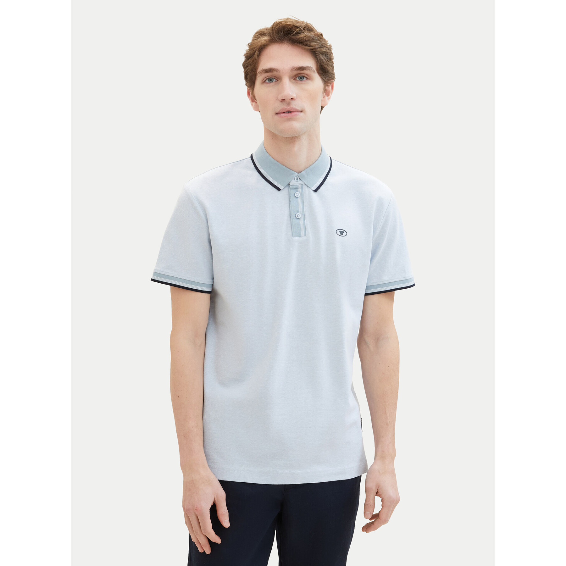 Tom Tailor Polo 1040822 Celeste Regular Fit