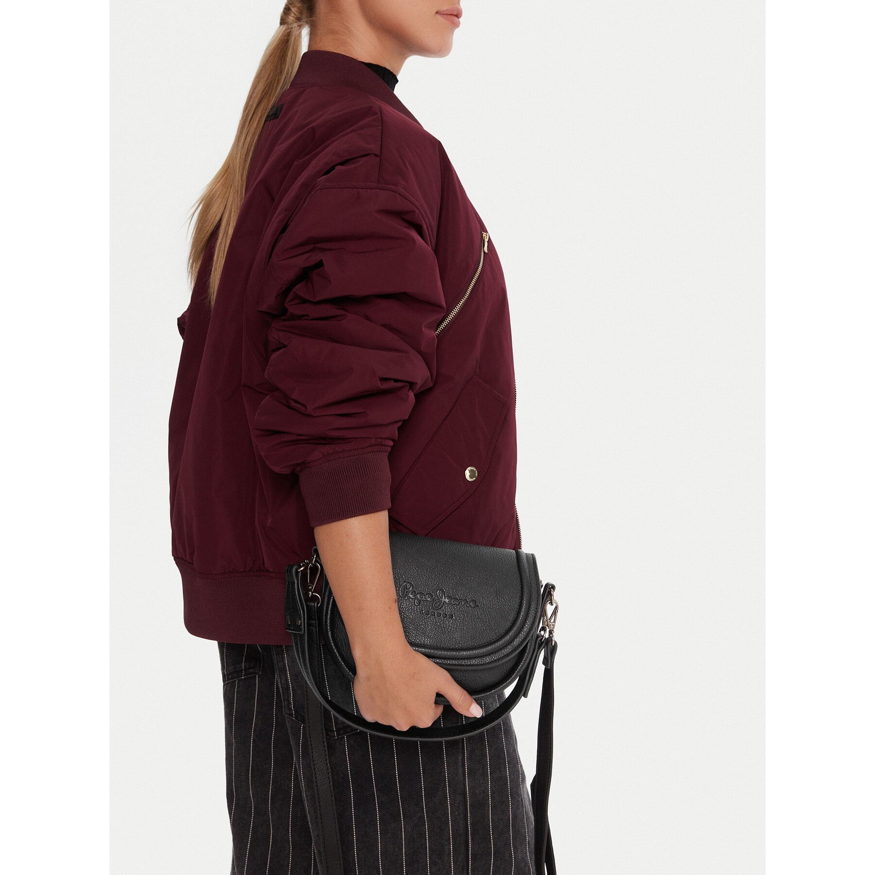 Táska Pepe Jeans Crisha Code PL0300006 Fekete