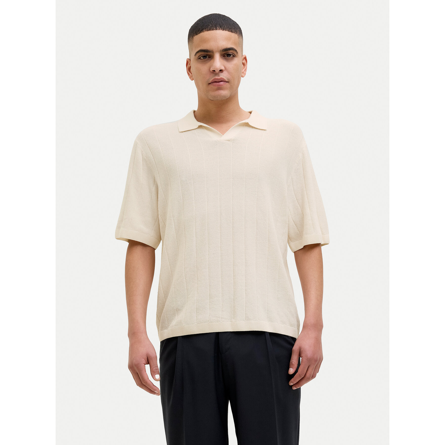 Jack & Jones Polo Varenna 12272578 Bež Relaxed Fit