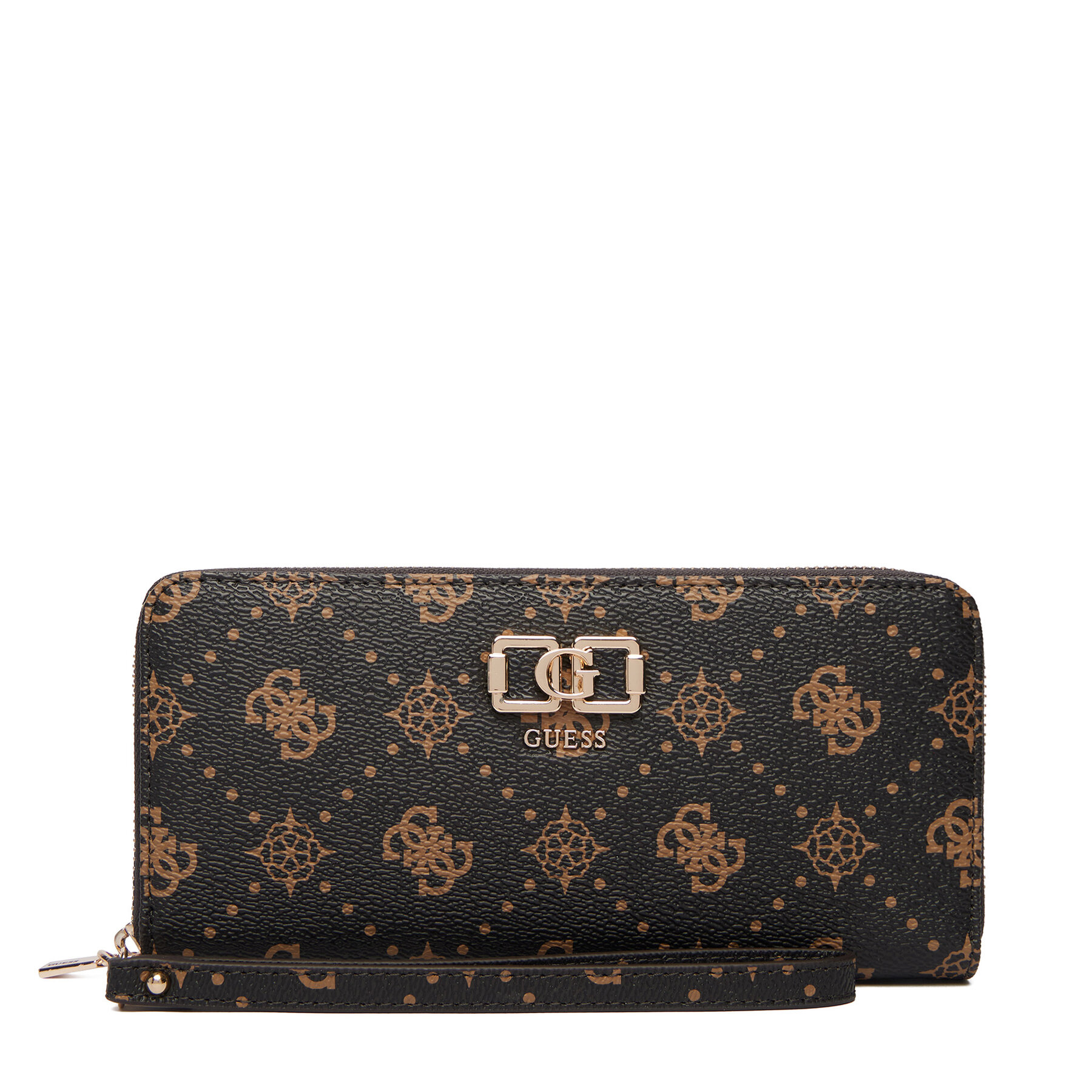 Peňaženka Guess Emelie Logo Slg SWGP99 28146 Hnedá