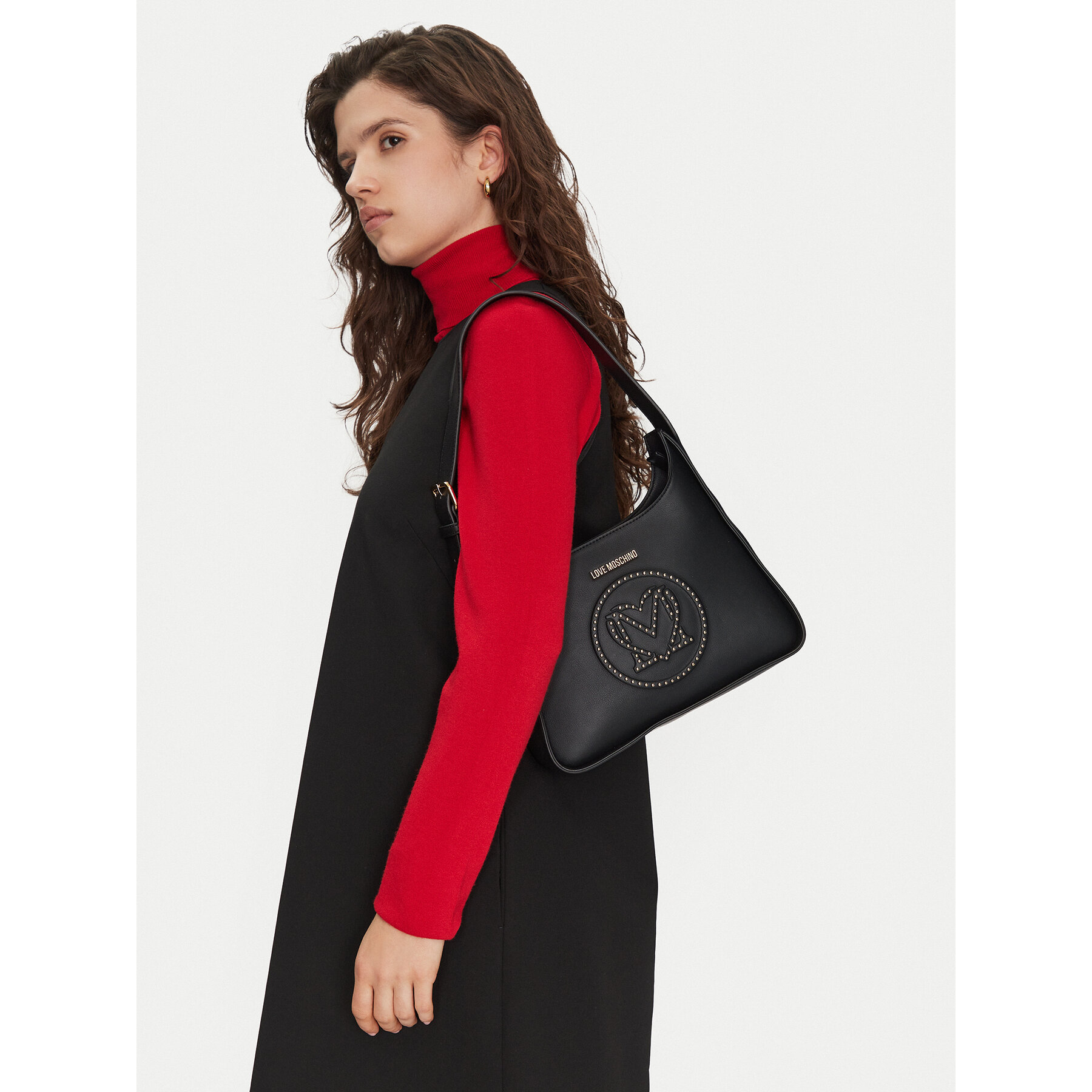 Ročna torba LOVE MOSCHINO JC4066PP1ML1200A Črna