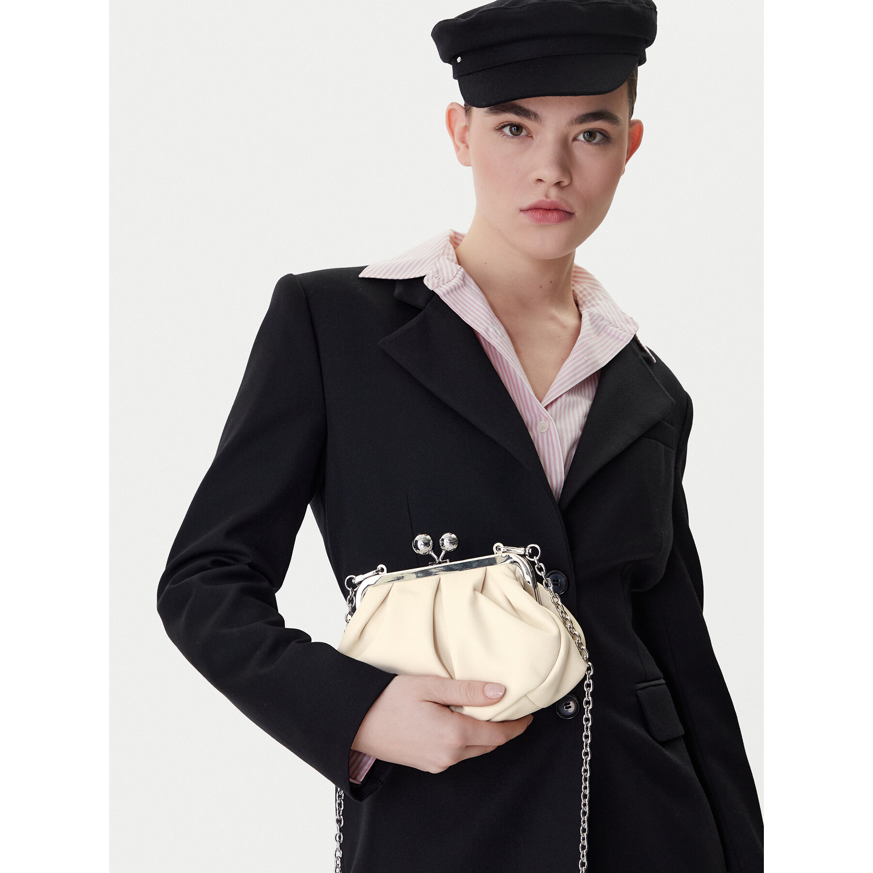 Kabelka Weekend Max Mara 2615511164600 Écru