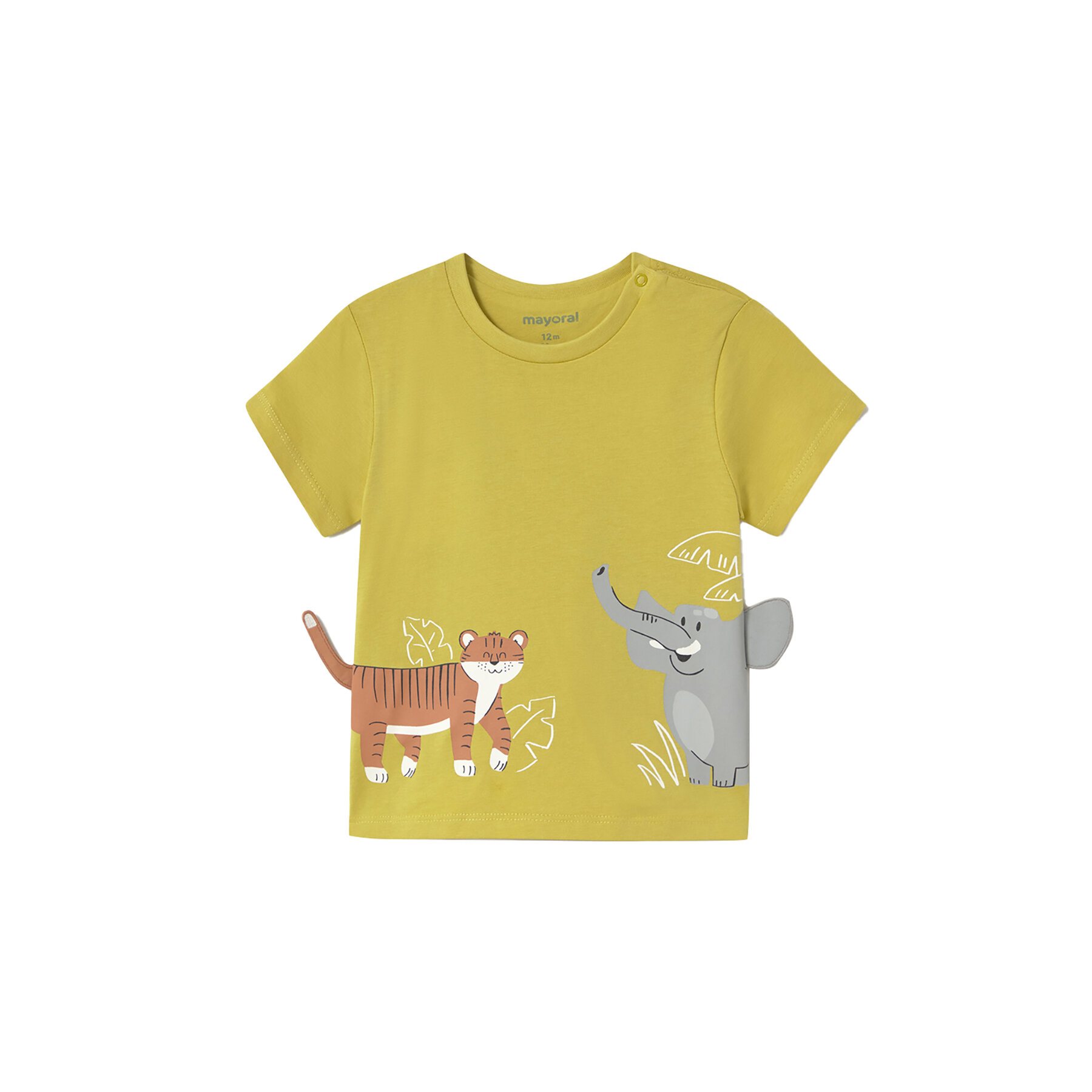 Mayoral T-Shirt 1061 Κίτρινο Regular Fit
