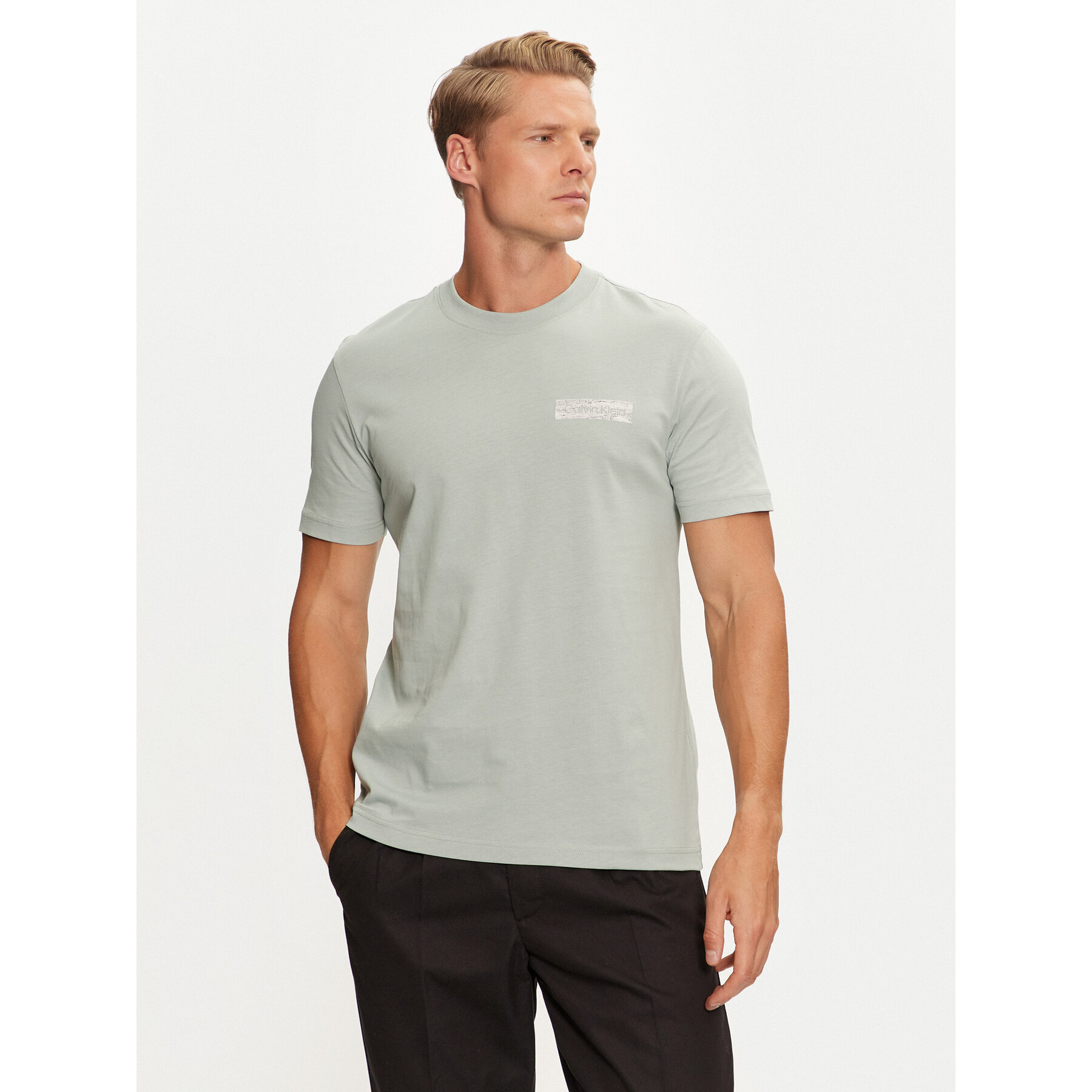 Calvin Klein T-Shirt K10K113594 Μπλε Regular Fit