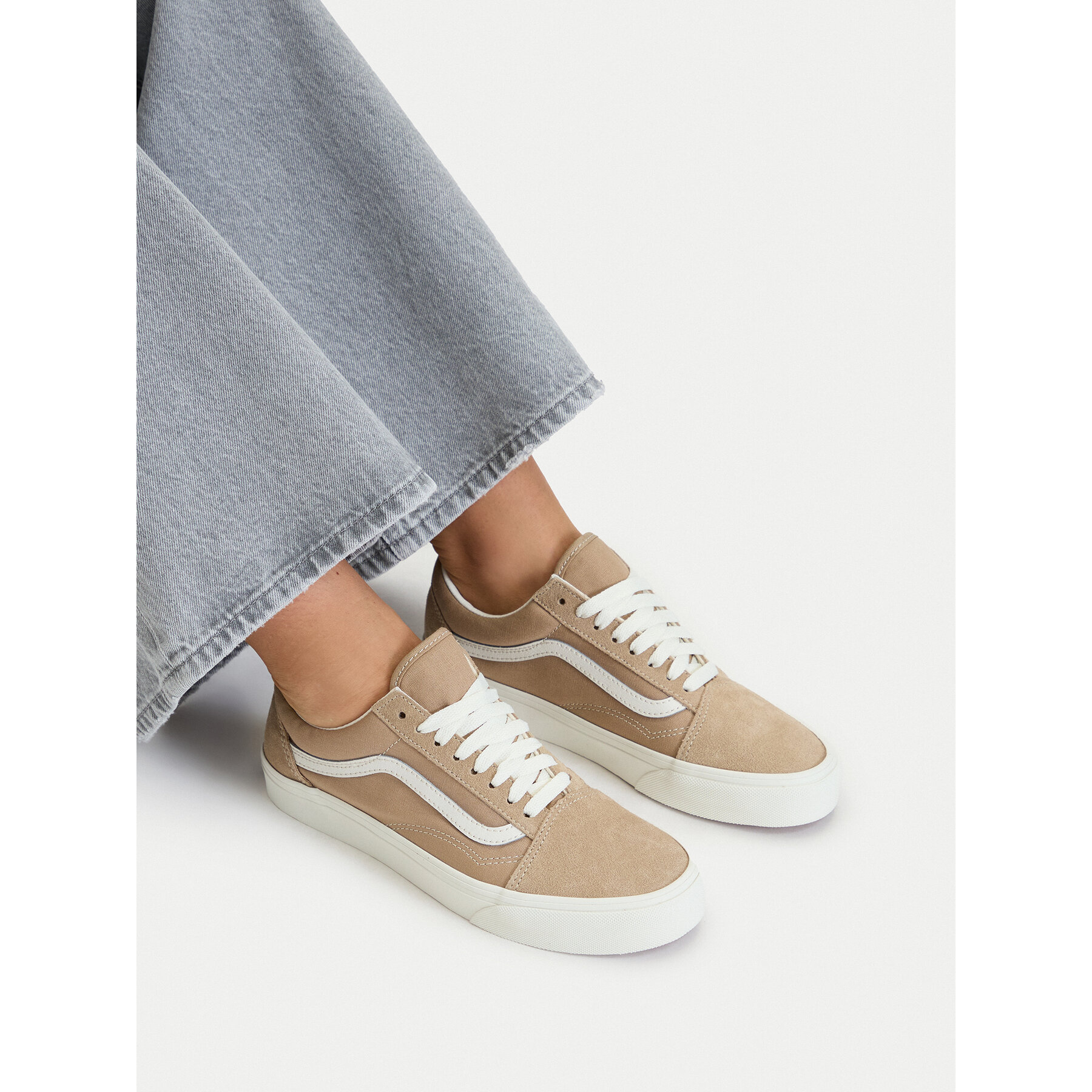 Tenisky Vans Old Skool VN000EDY4MG1 Béžová