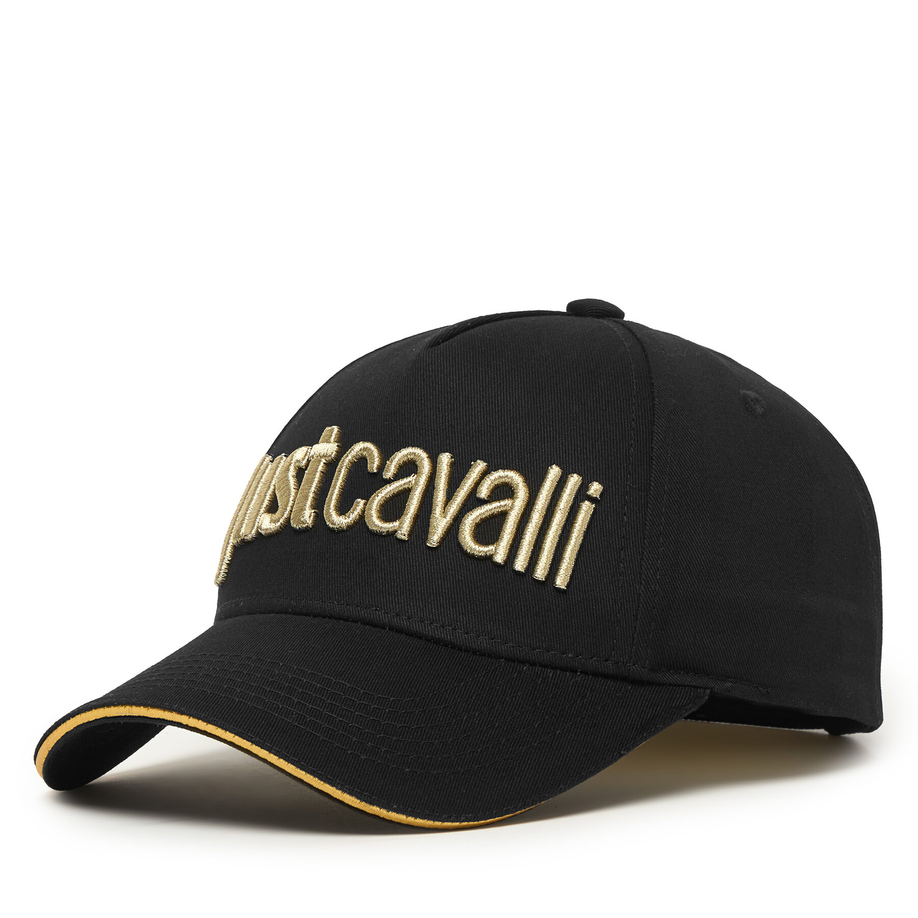 Шапка с козирка Just Cavalli 81QAZK30 ZG192 Черен