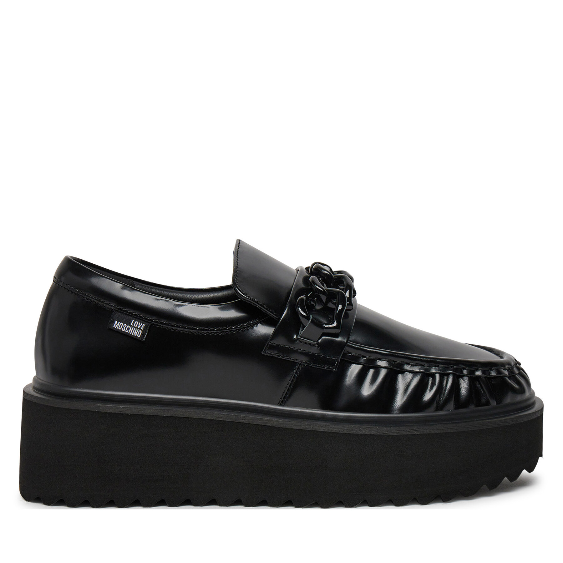 Loafers LOVE MOSCHINO JA10446I0LJD0000 Negru