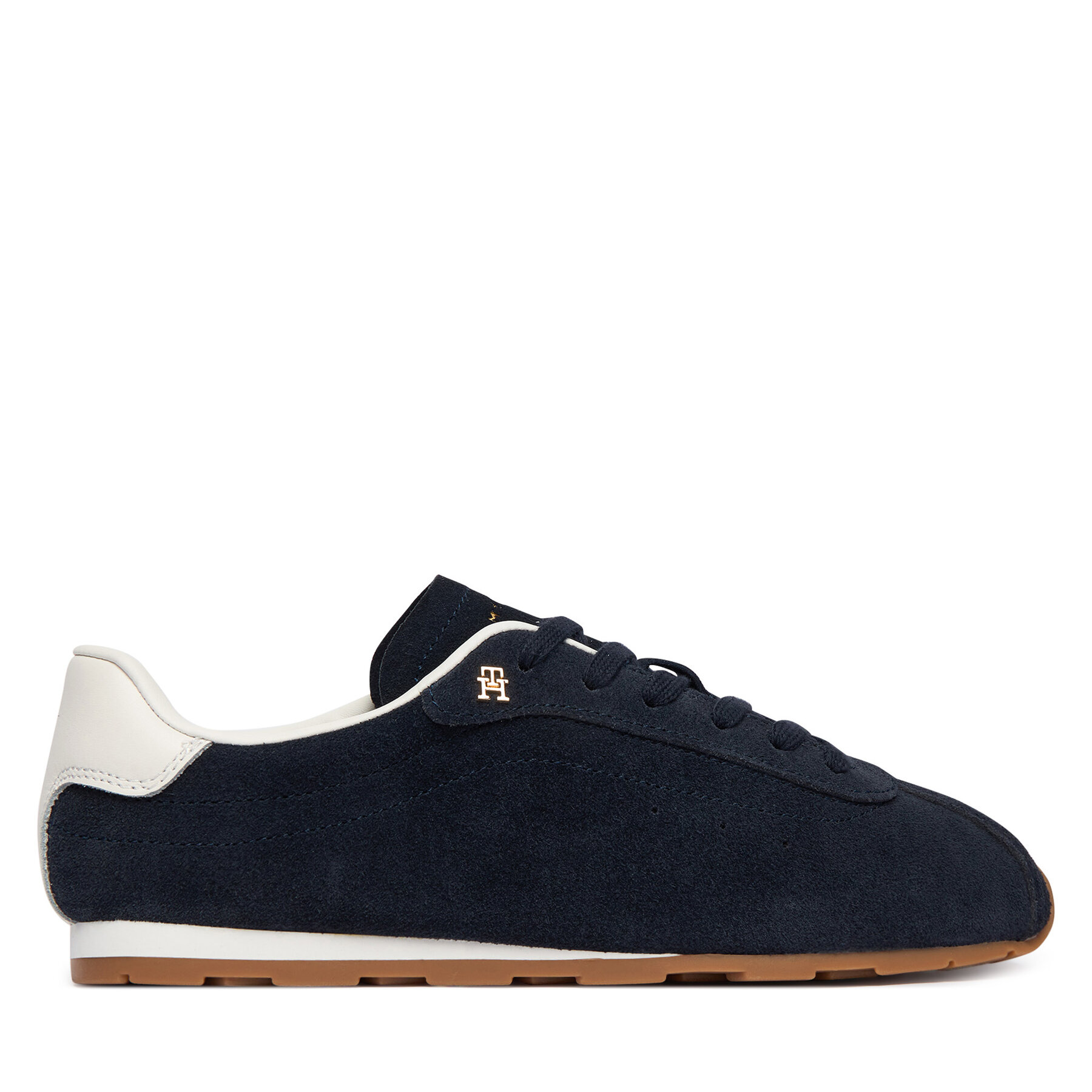 Tenisice Tommy Hilfiger Th Bella Low Runner Suede FW0FW09189 Tamnoplava