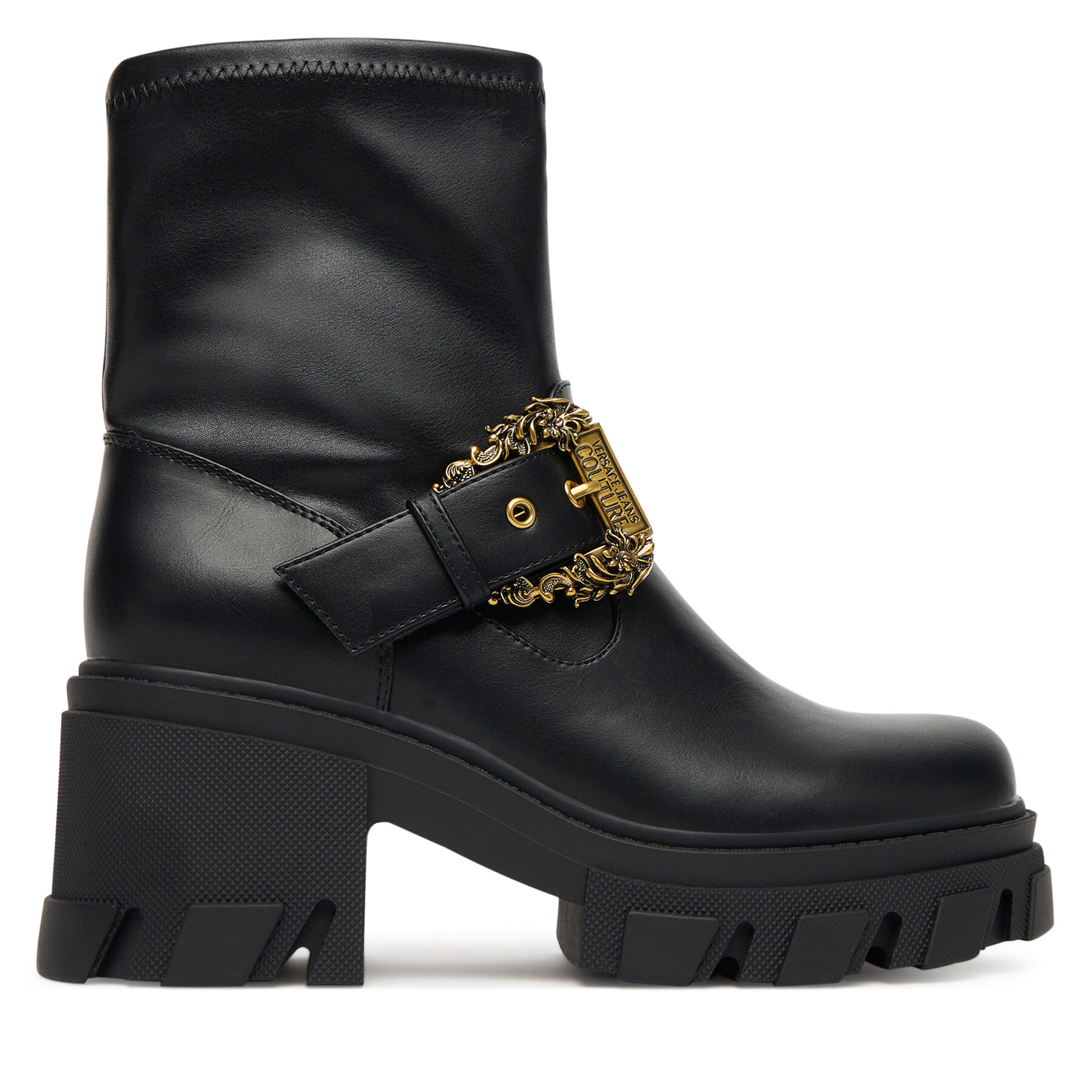 Bokacsizma Versace Jeans Couture 79VA3S80 Fekete