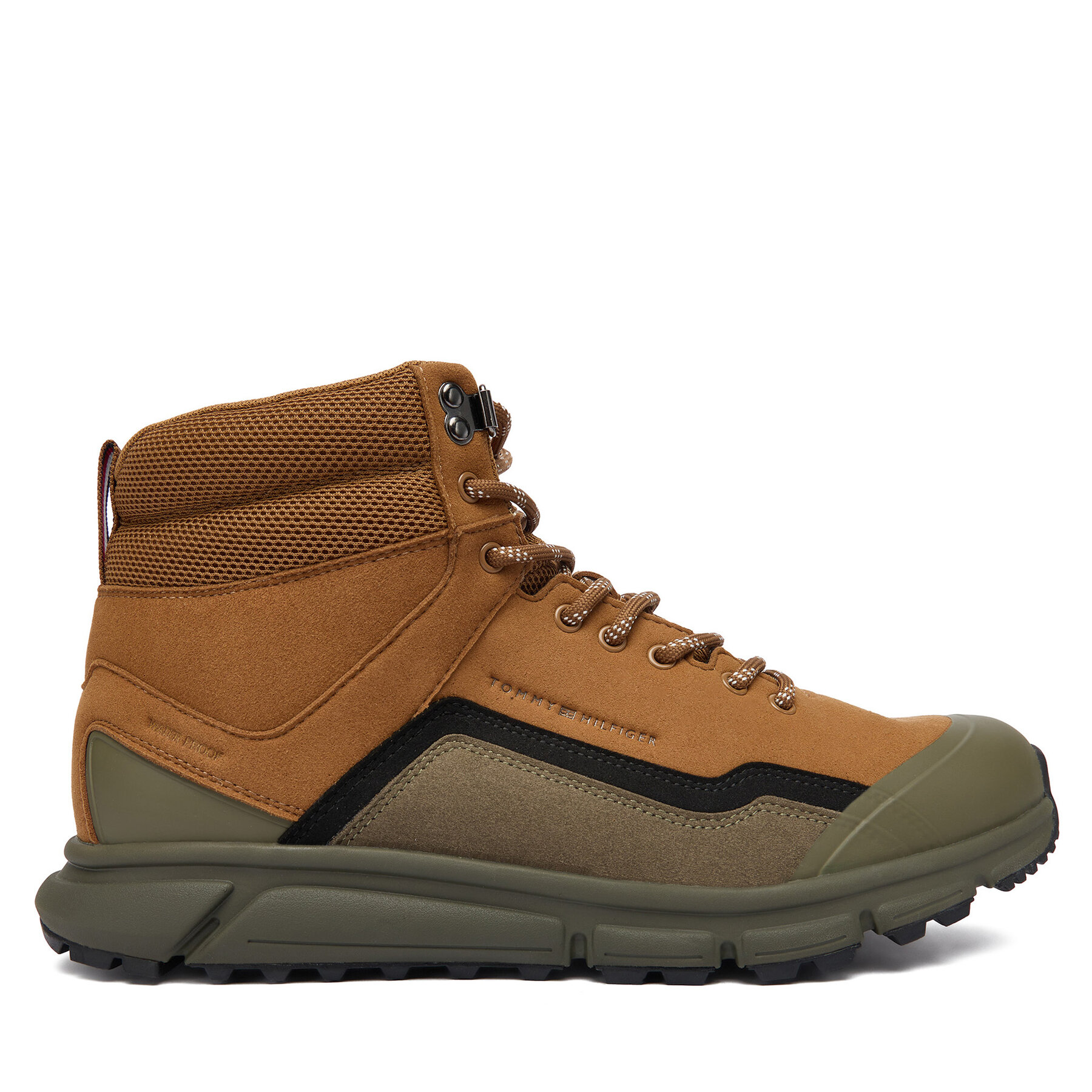 Gležnjače Tommy Hilfiger Outdoor Runner Hi Wpm FM0FM05575 Smeđa