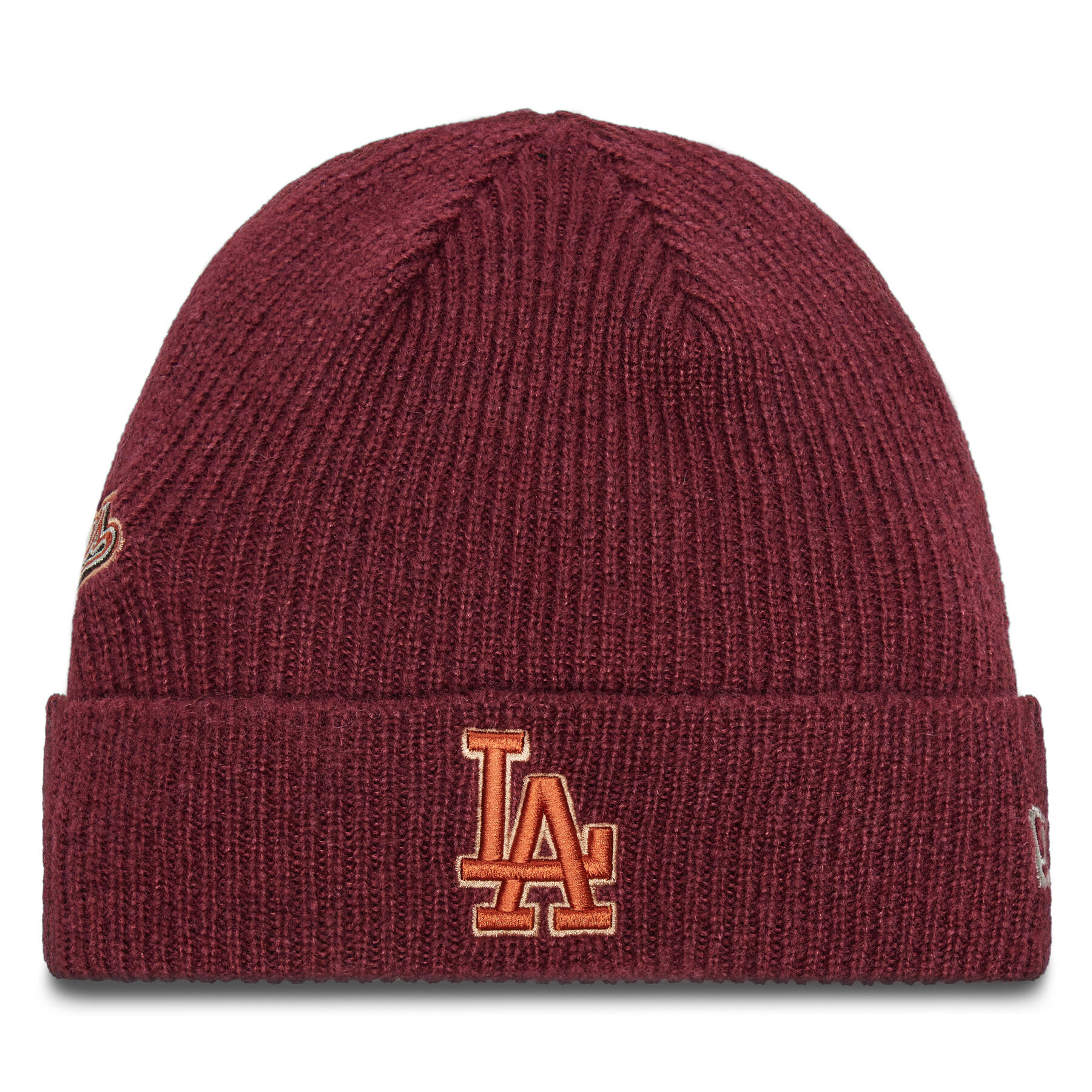 Căciulă New Era LA Dodgers World Series Patch Cuff Knit Beanie 60580732 Roșu