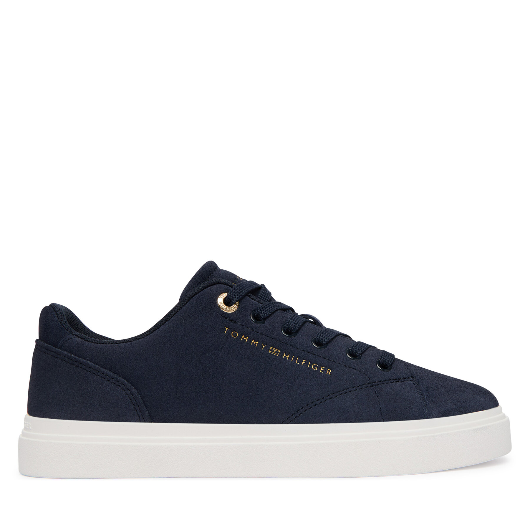 Sneakersy Tommy Hilfiger Logo Cupsole Trainers FW0FW09109 Tmavomodrá