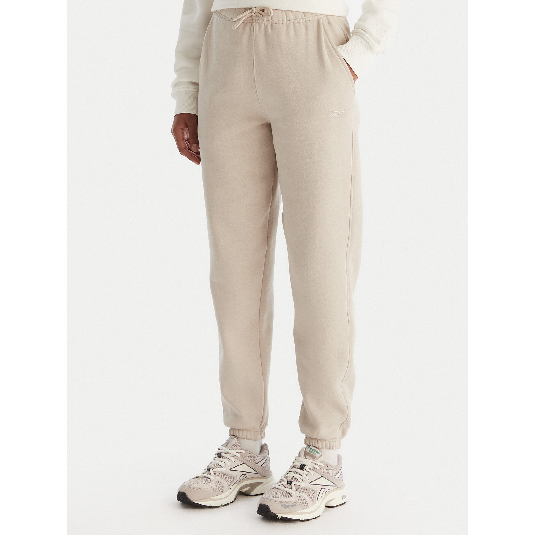 Reebok Παντελόνι φόρμας Reebok X Ewa Chodakowska Evren RK25308CCW Μπεζ Regular Fit