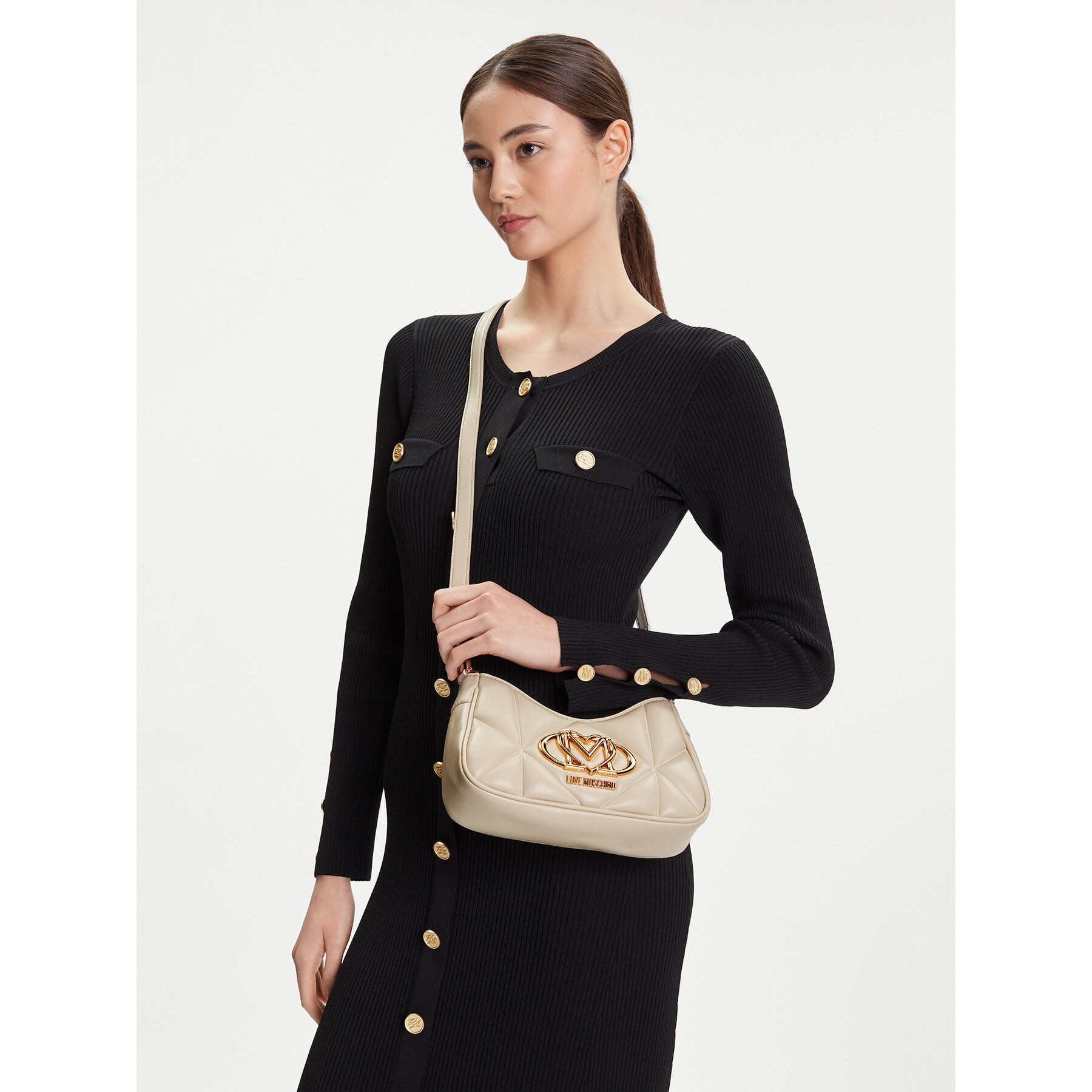 Дамска чанта LOVE MOSCHINO JC4080PP1NLC0110 Бежов