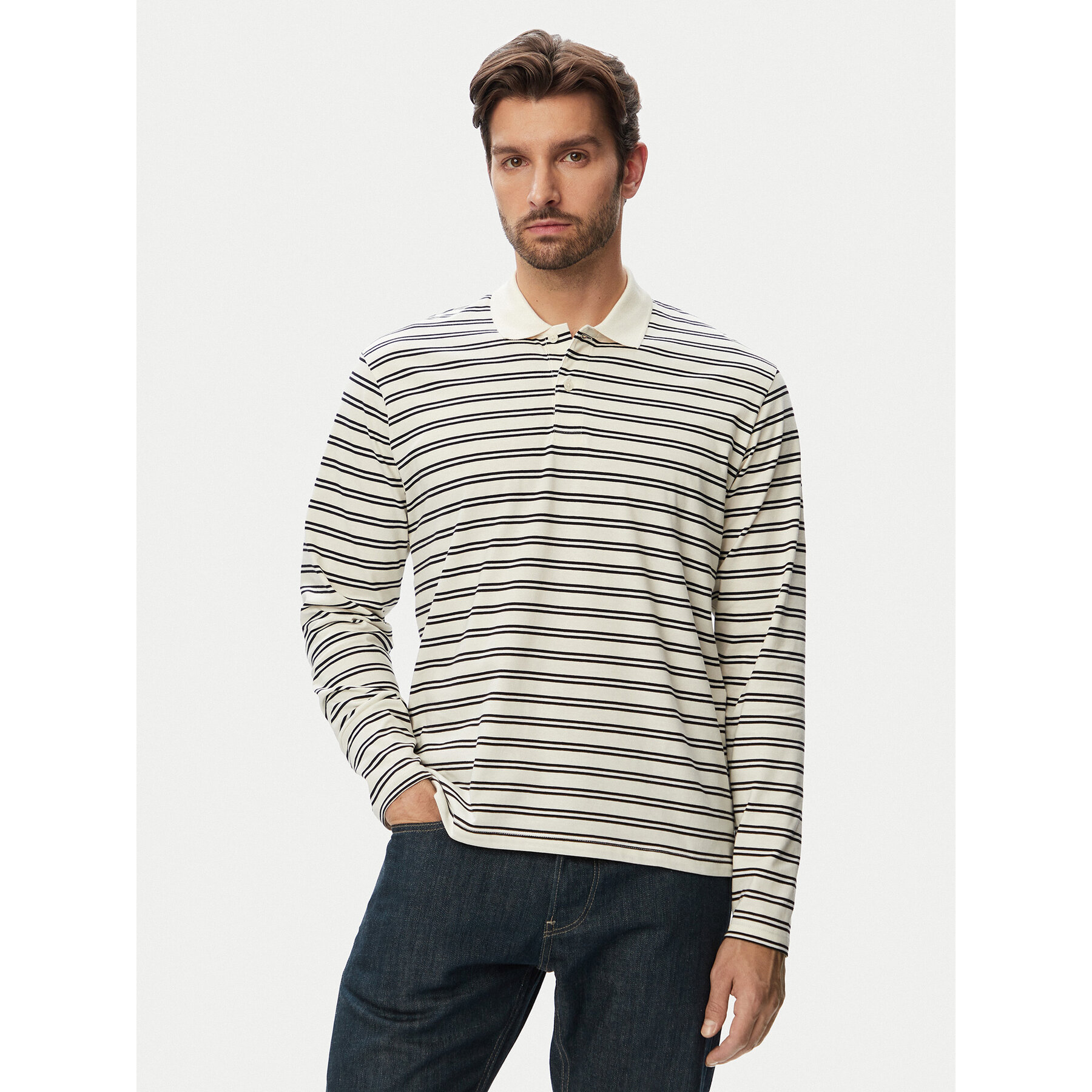 Jack & Jones Polo Cassis 12295163 Crema Regular Fit