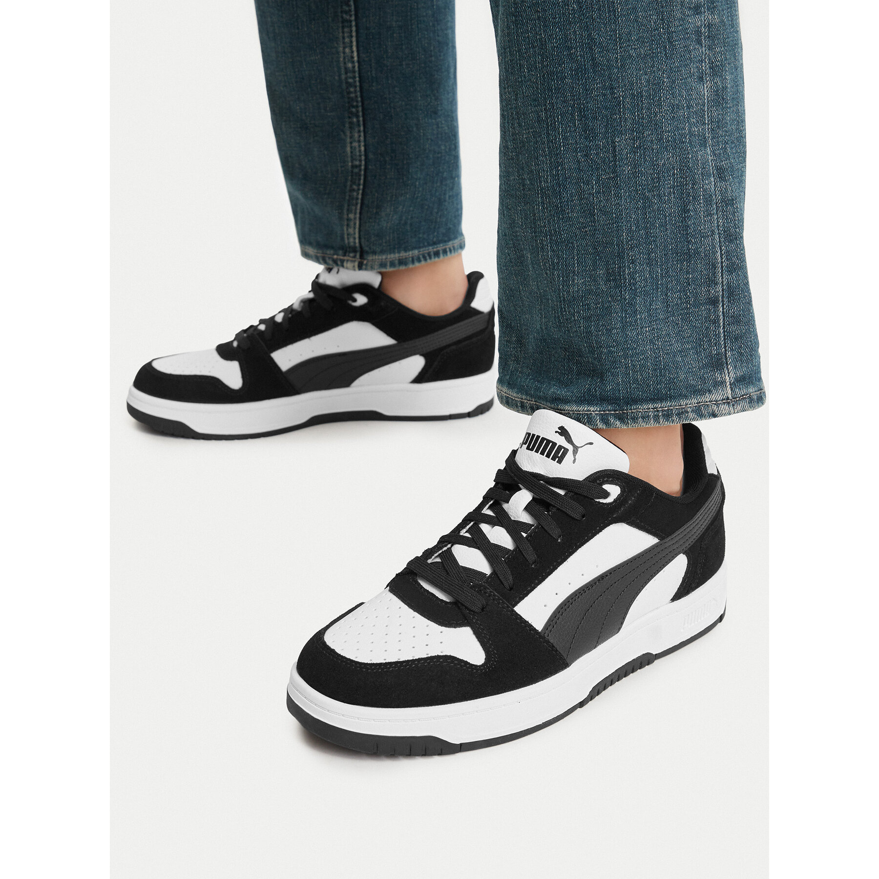 Sneakersy Puma Rebound Slam Sd 407357 Bílá
