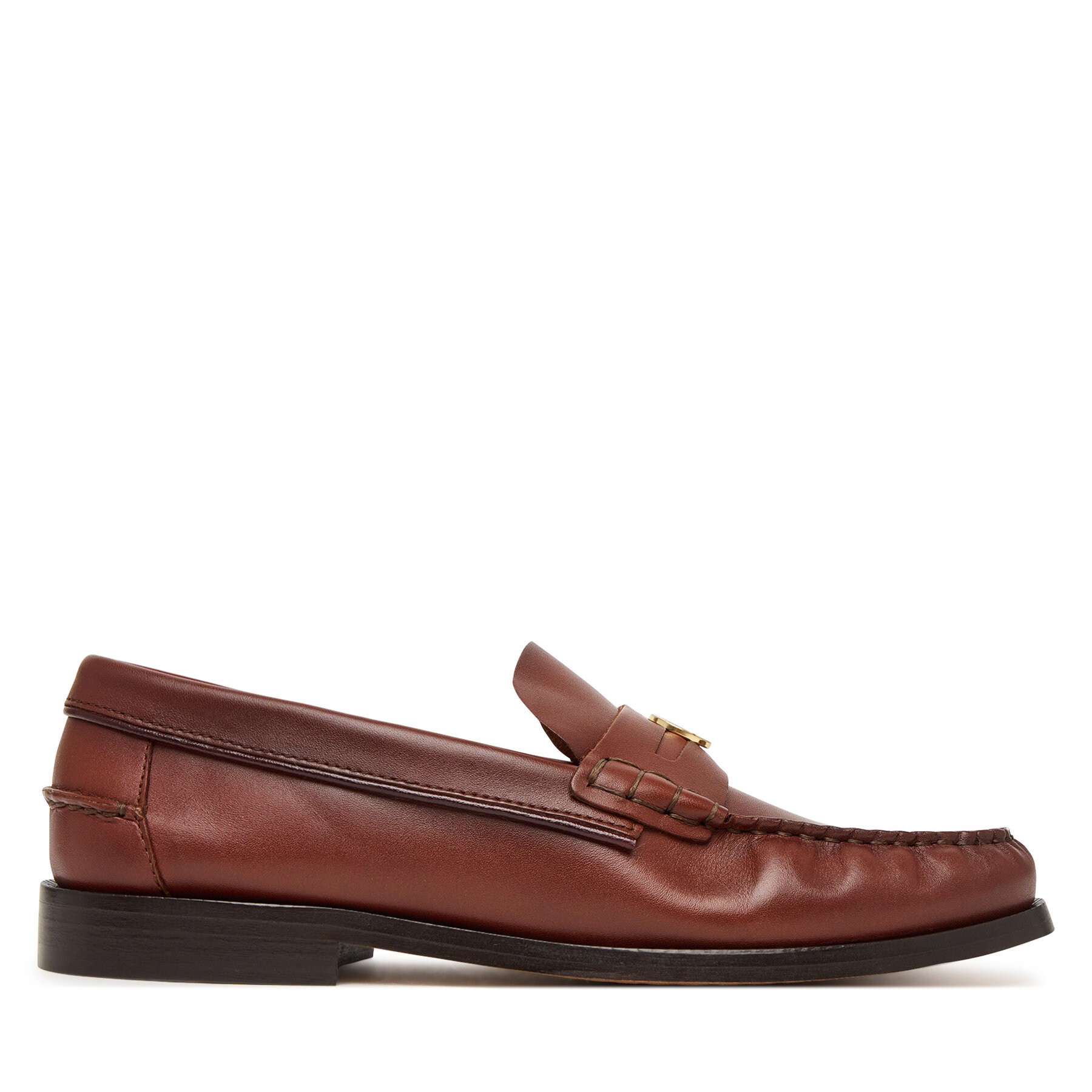 Mokasíny Tommy Hilfiger Hilfiger Penny Loafer Smooth Lth FW0FW09249 Hnedá